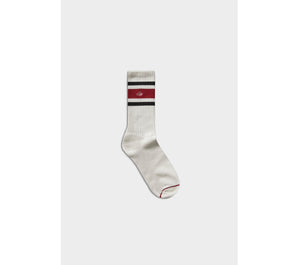 Tottenham Sock - Off White/Red