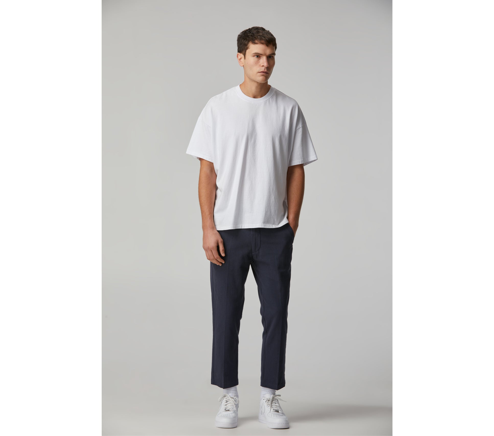 Linen Slim Kobe Pant - Dark Navy