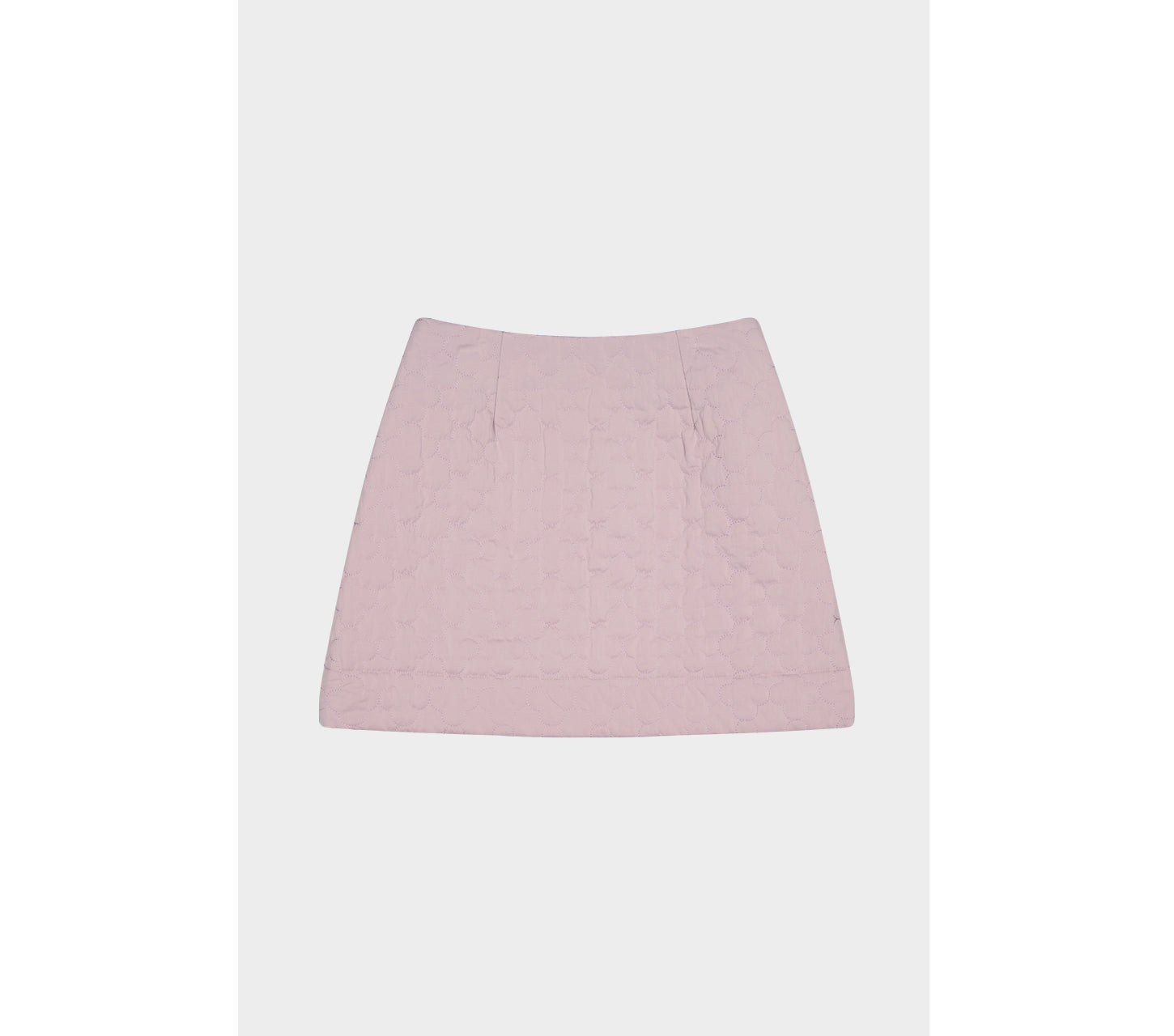Quilted Mini Skirt - Dusty Pink