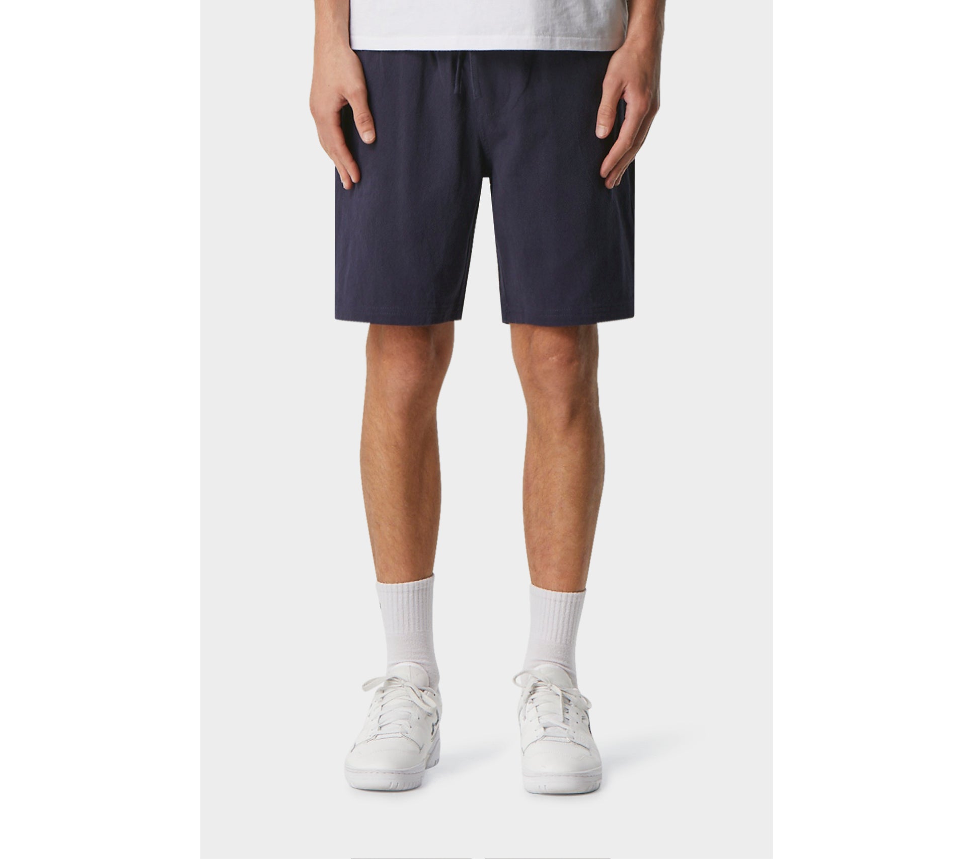 Linen Michael Short - Dark Navy