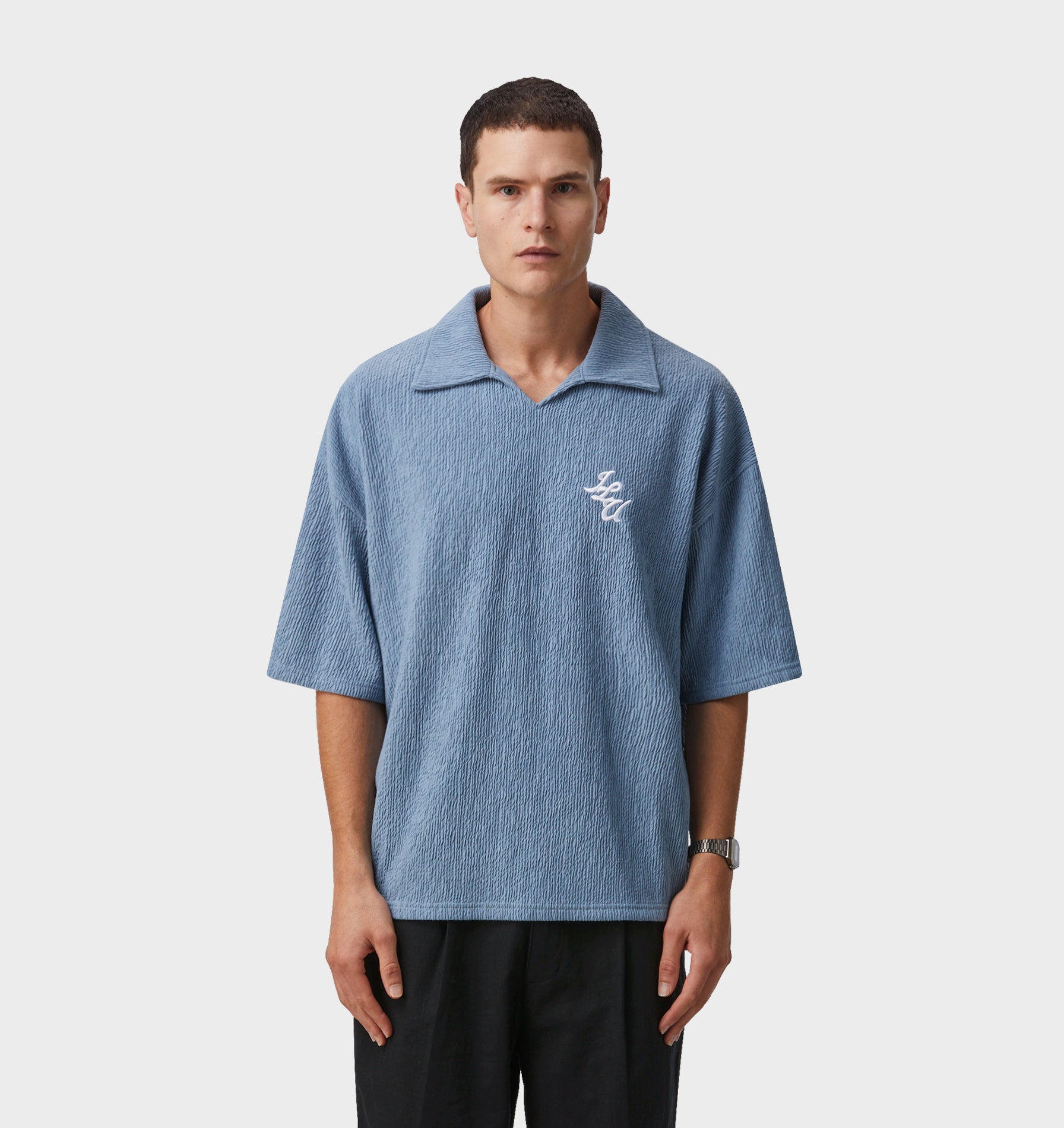 Jose SS Polo - Slate Grey