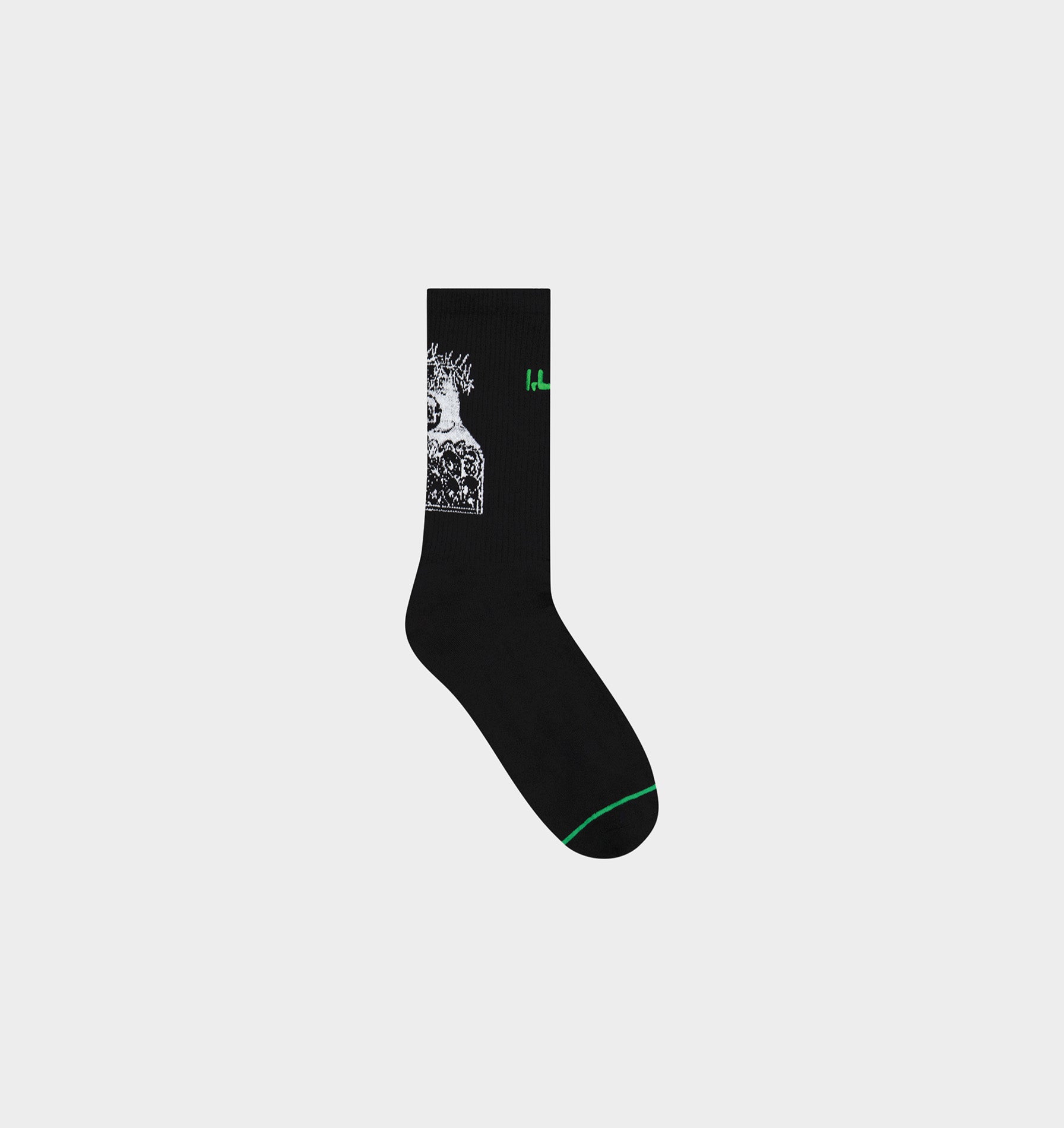 Resurgence Sock - Black/Green