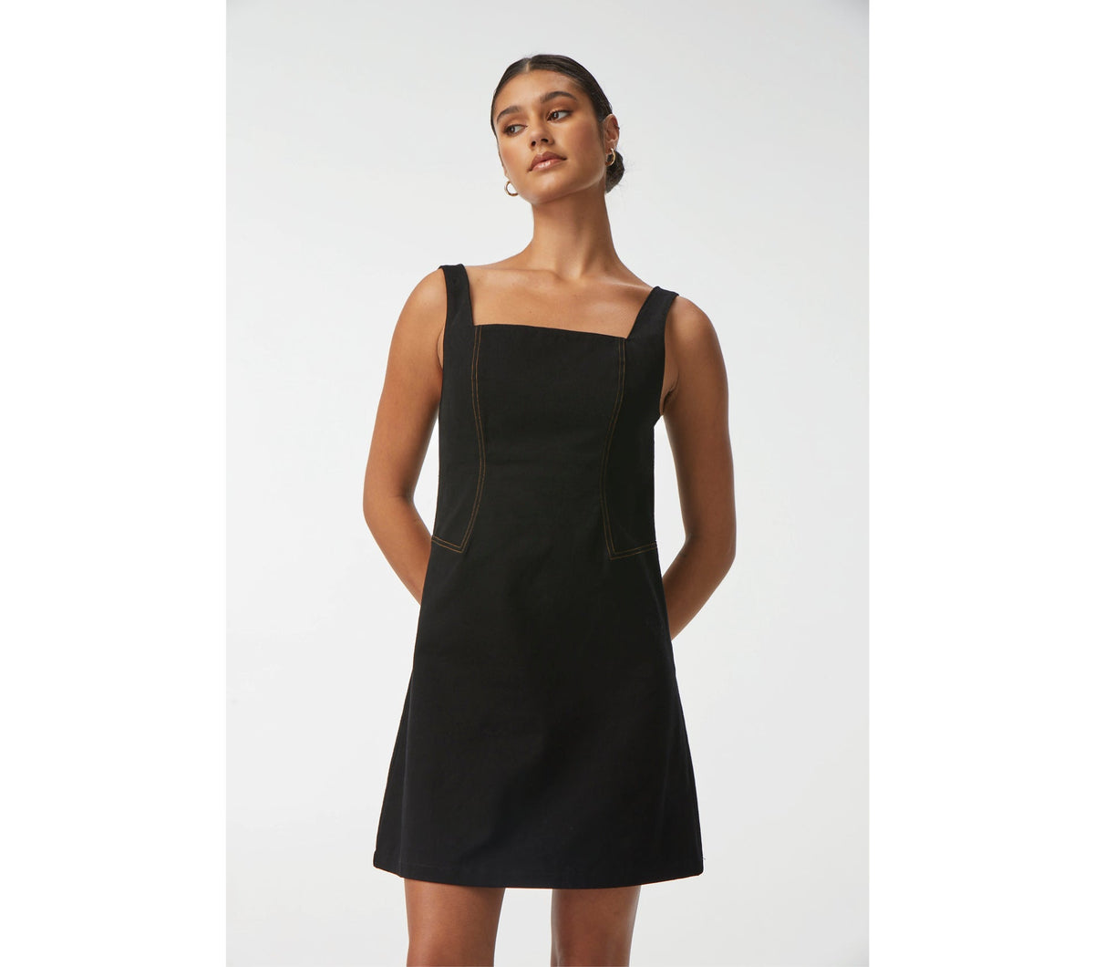 Twiggy Mini Dress - Black