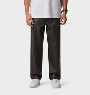 Faux Leather Edgar Pant - Espresso