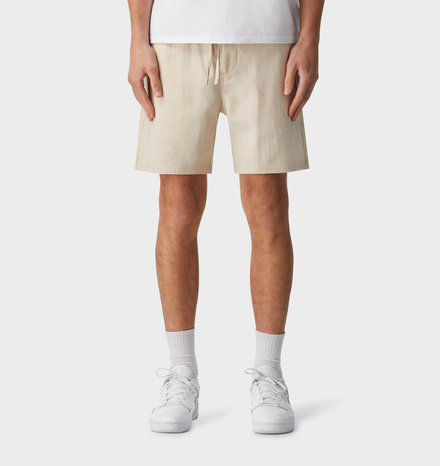 Linen Michael Short - Bone Check