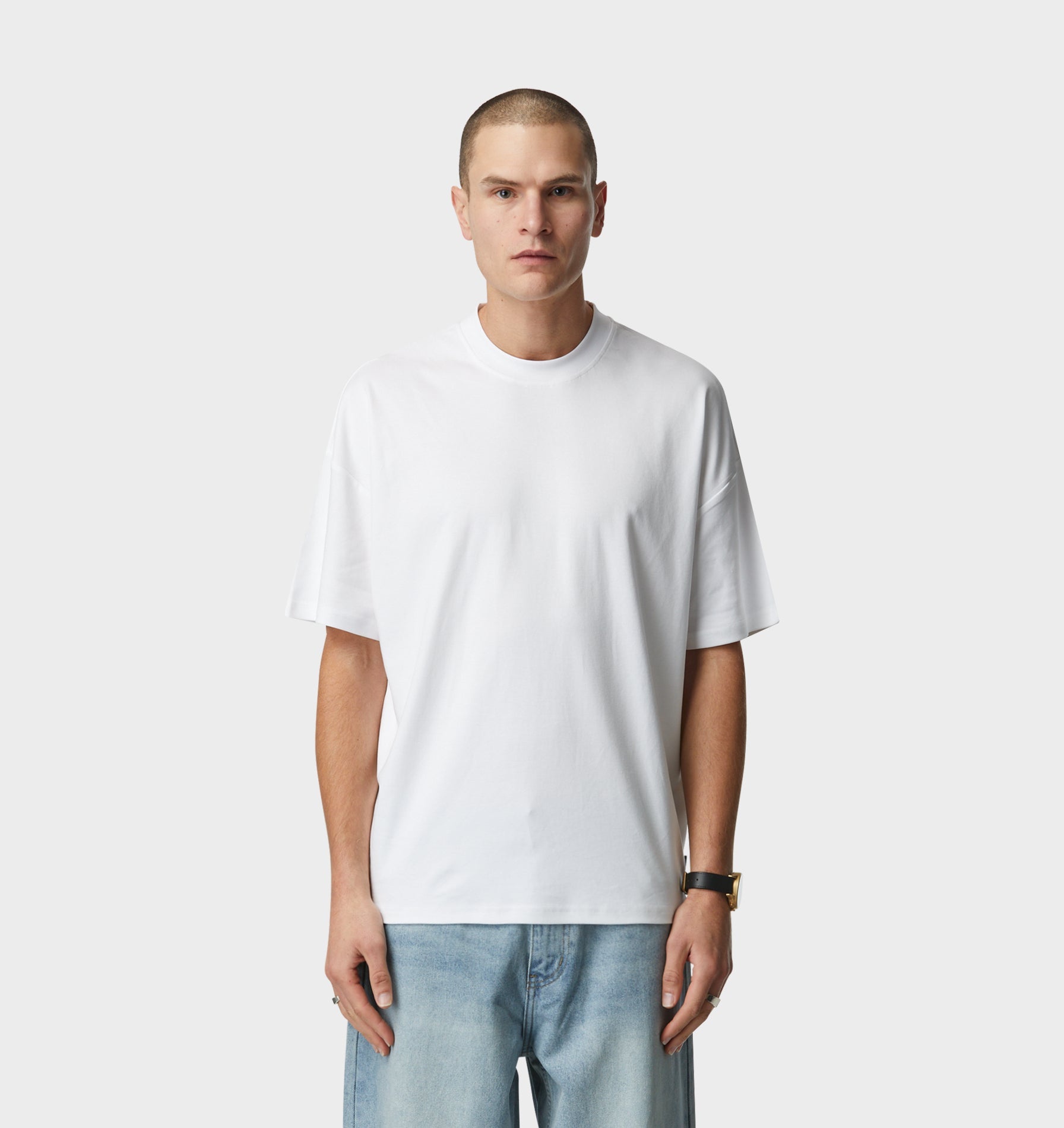 Interlock Lewi Tee - White