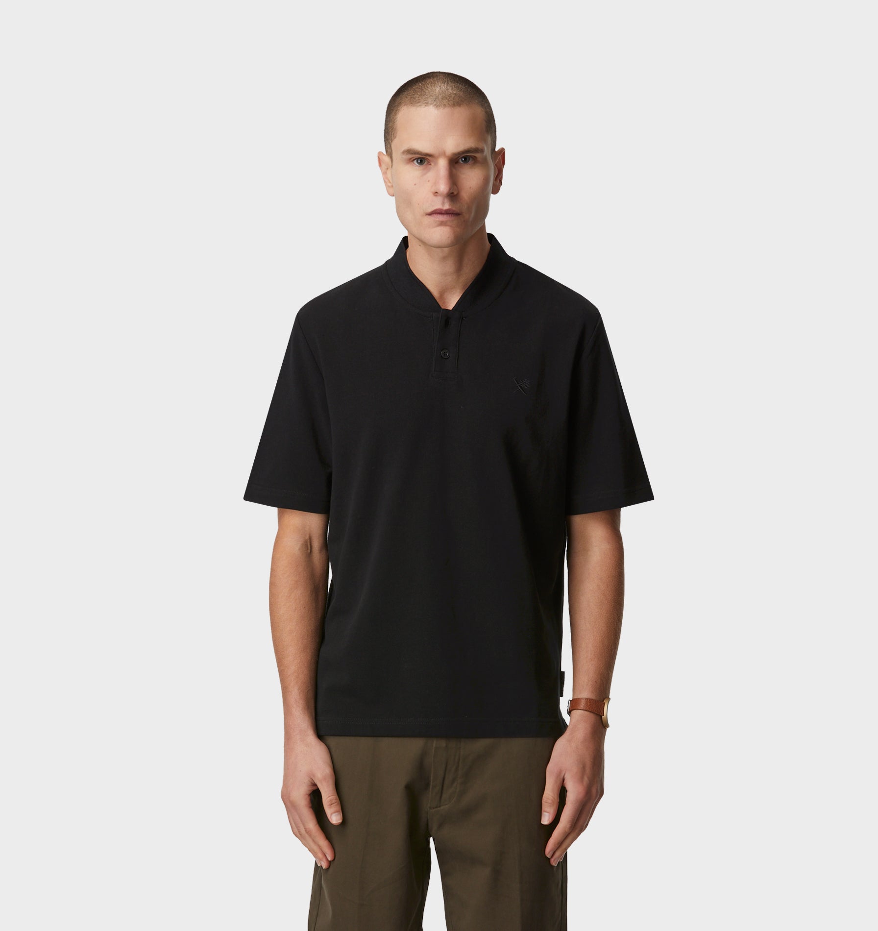 Paden SS Polo Shirt - Black