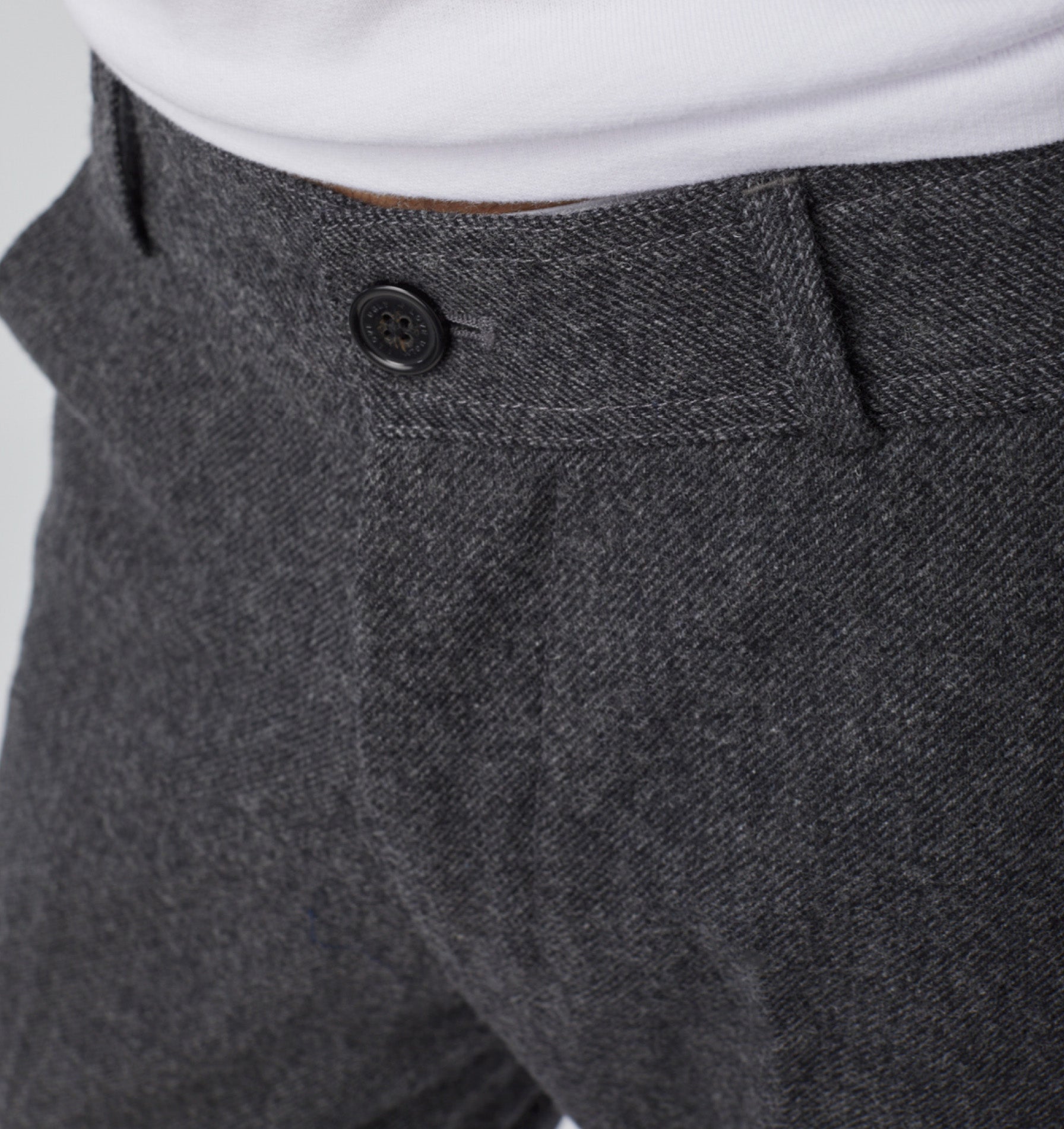 Slim Kobe Pant - Tall - Charcoal Wool