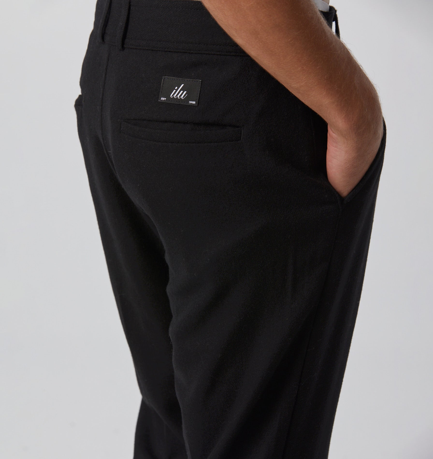 Slim Kobe Pant - Black Wool