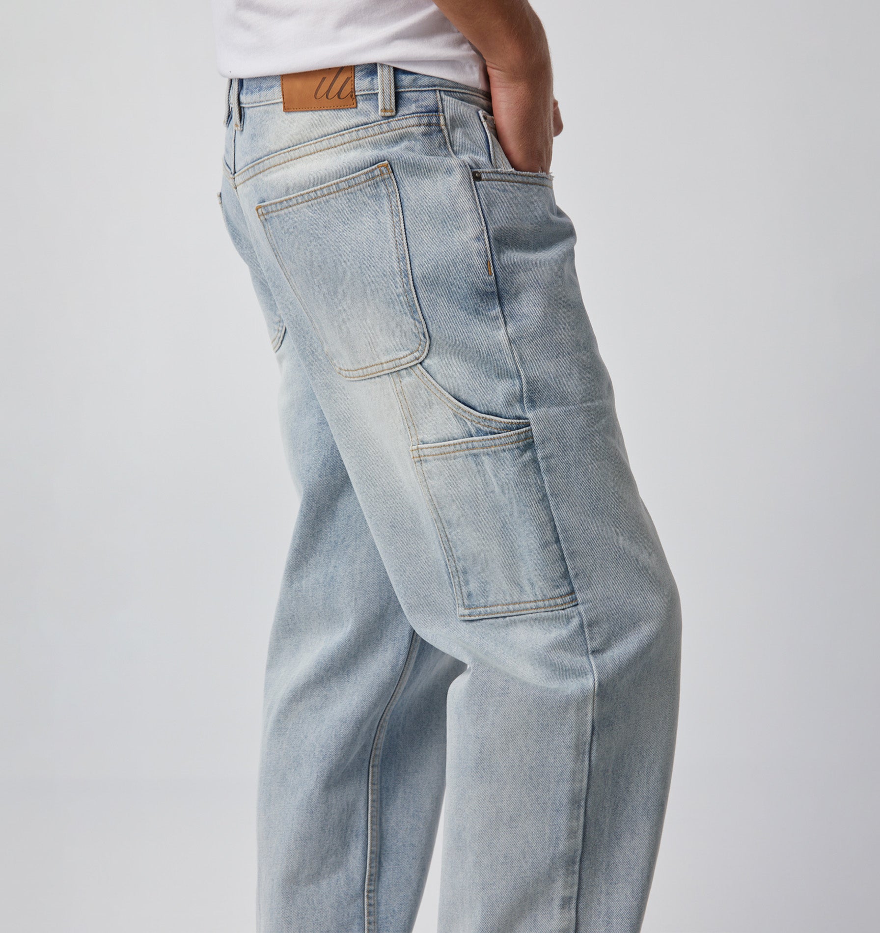 Clean Carpenter Pant - Light Vintage Blue