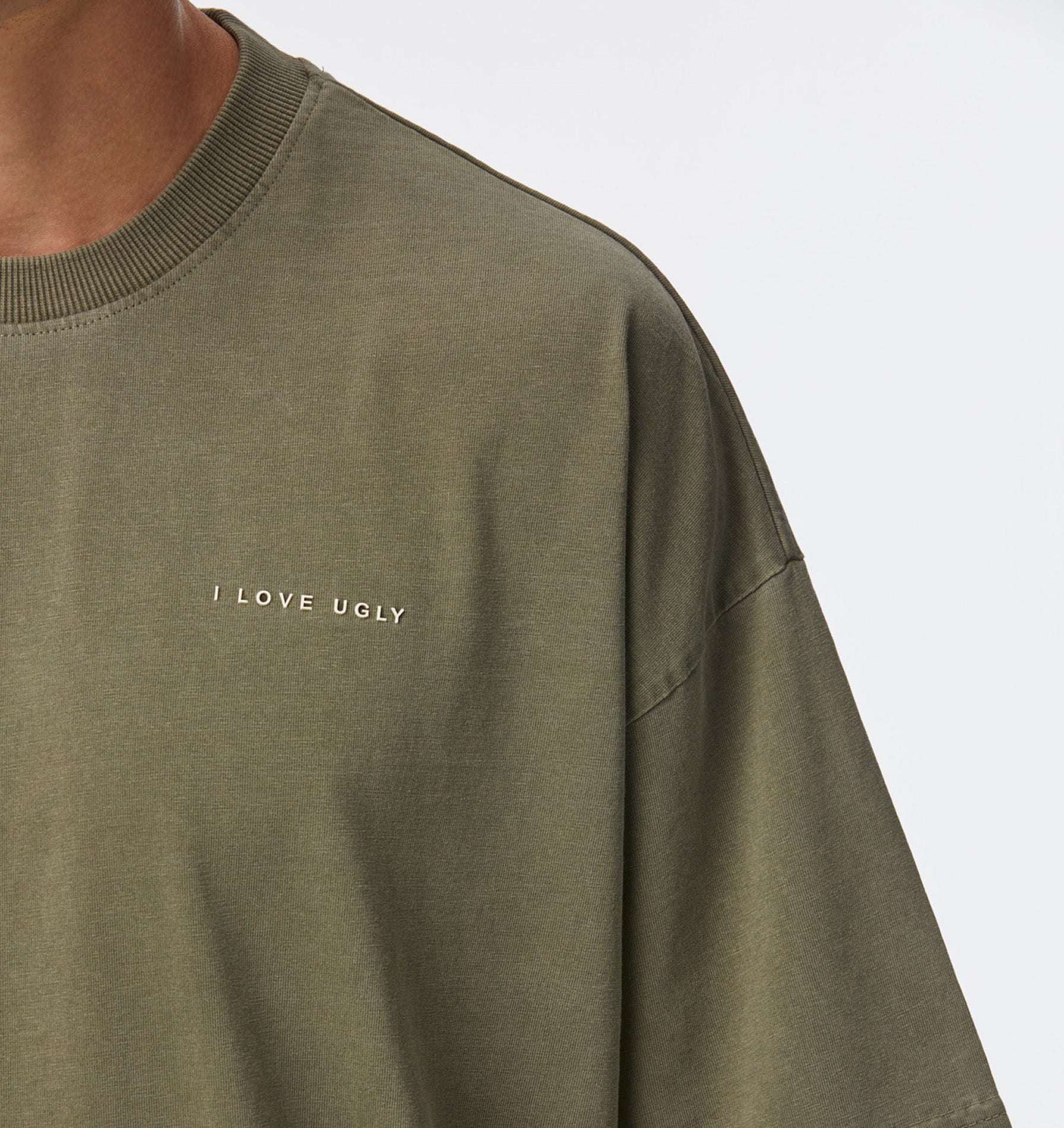 Box Tee - Washed Olive