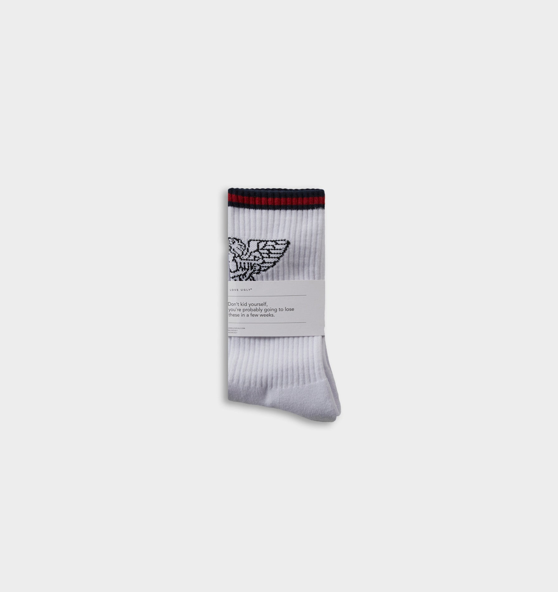 Angel sock - White