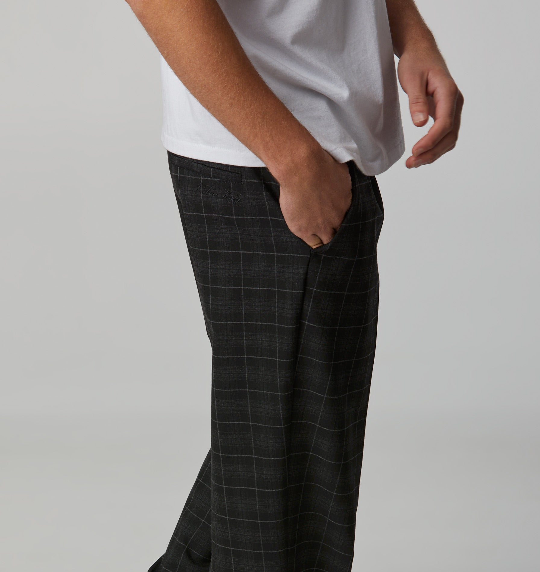 Winston Pant - Black Plaid Check