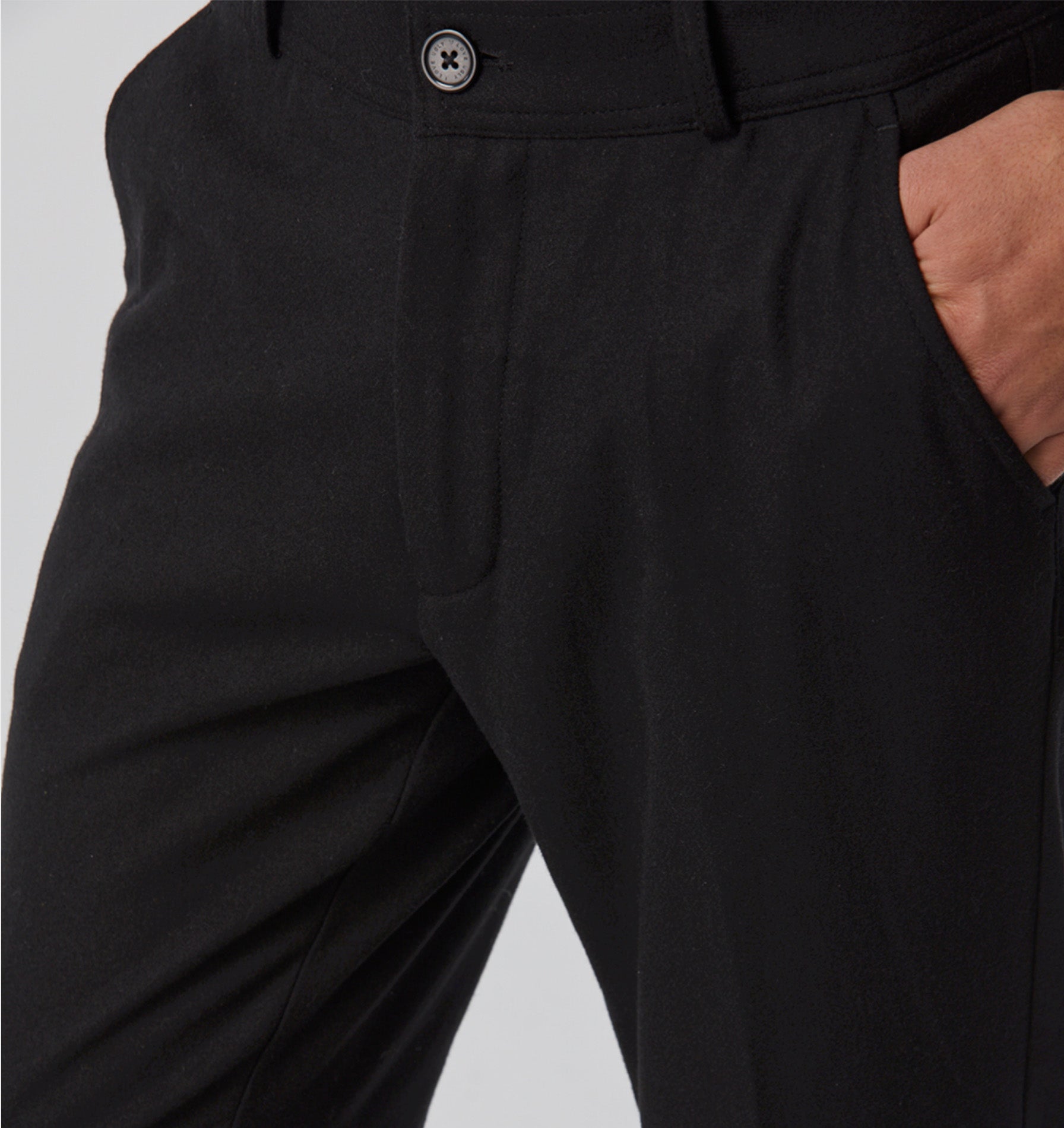 Slim Kobe Pant - TALL - Black Wool