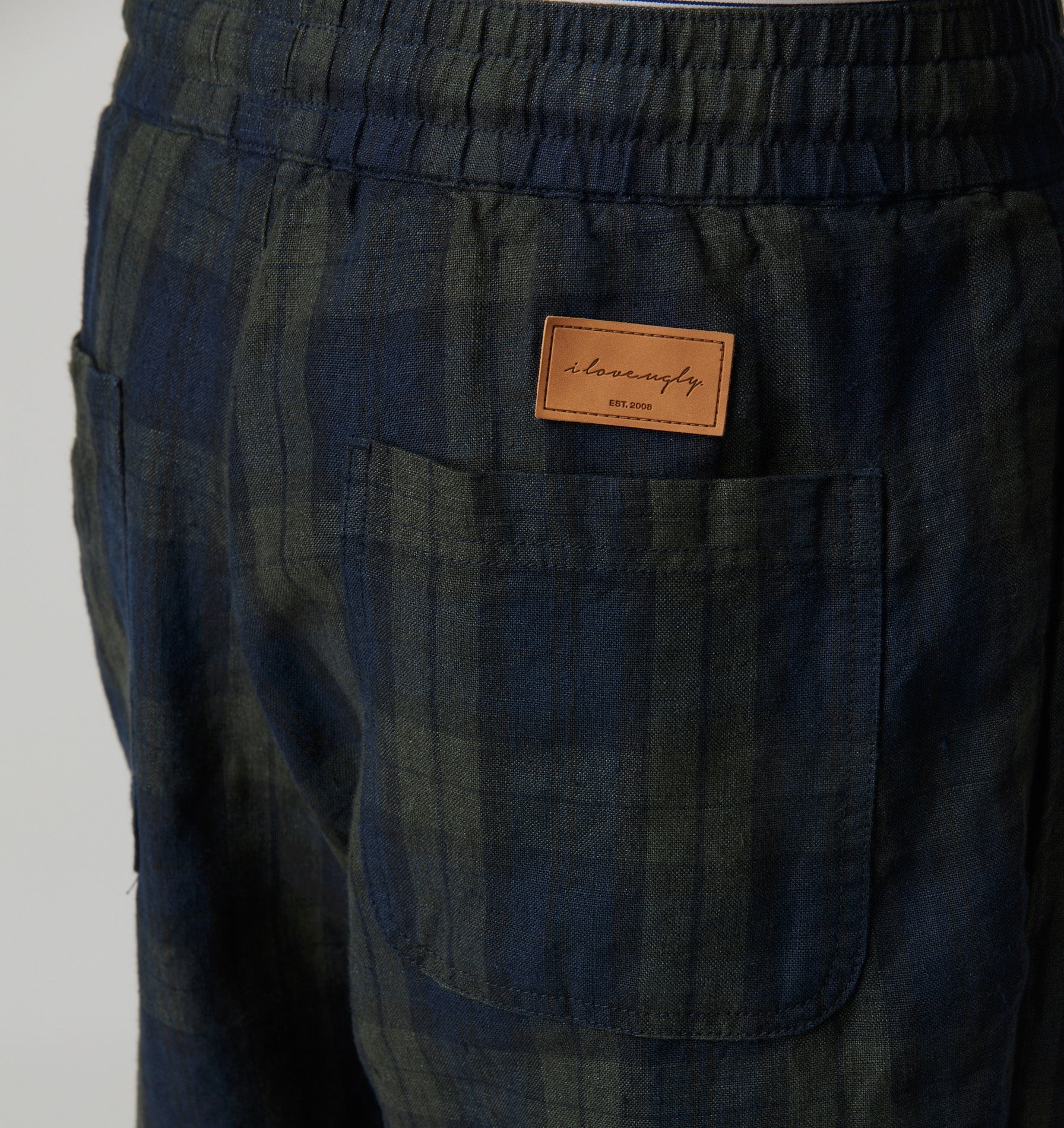 Cooper Linen Pant - Black Watch Tartan