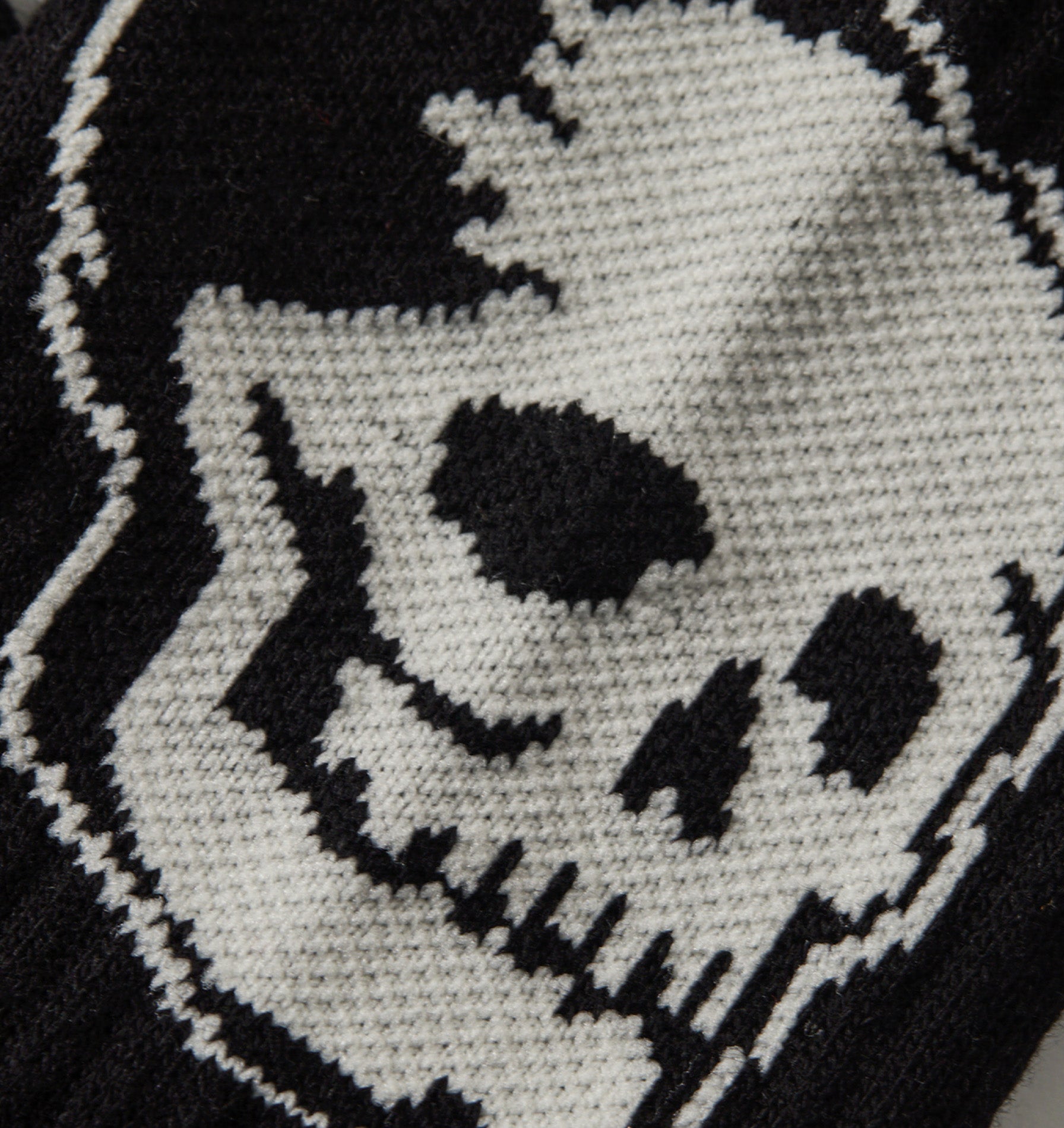 Skull Sock - Black/White