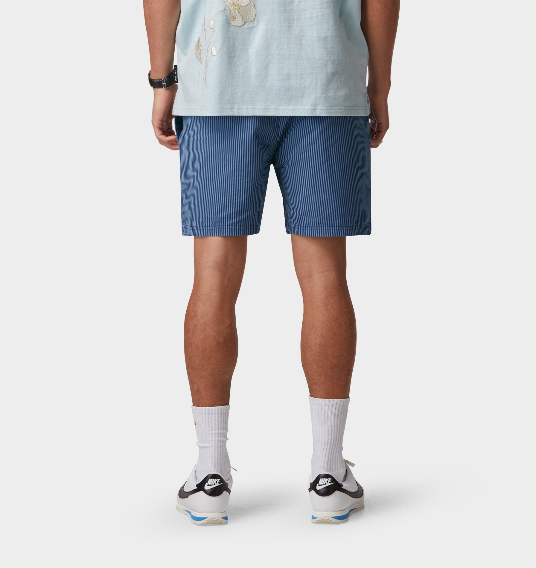 Beach Short - Blue Stripe