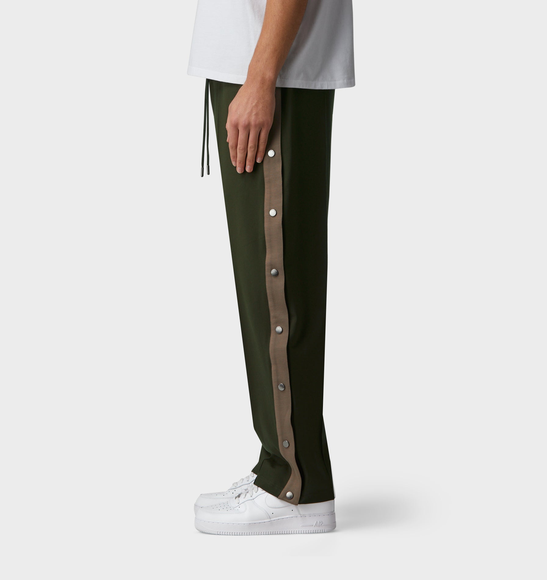 Kylo Popper Pant - Dark Green/Taupe