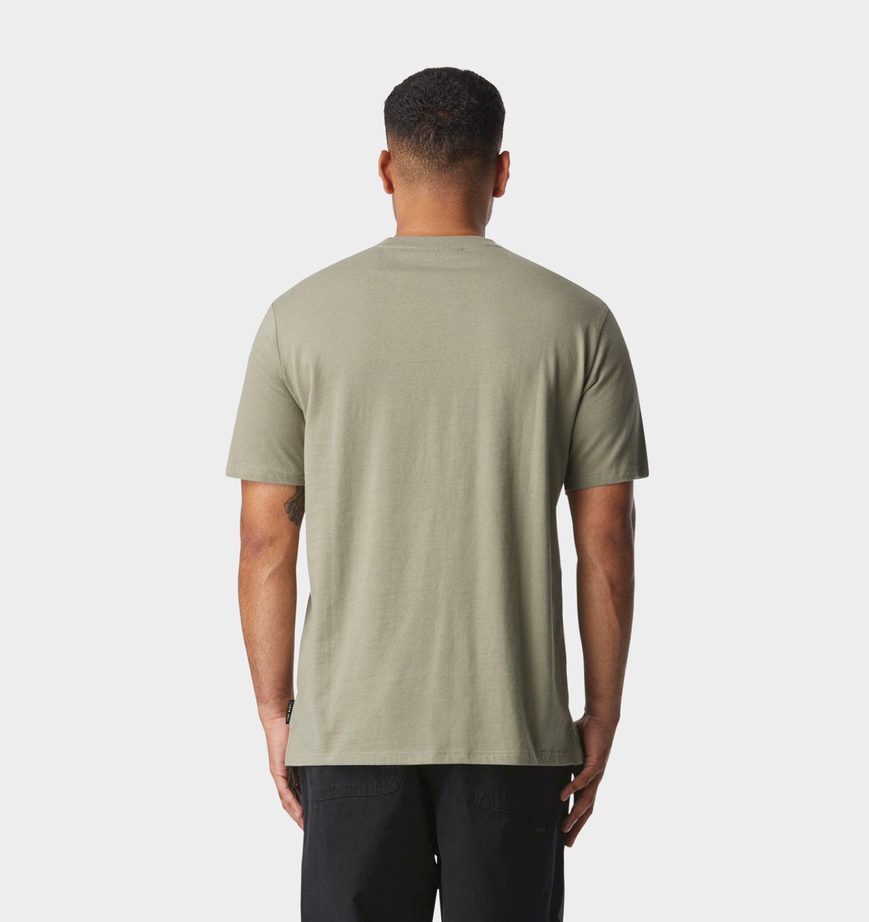 Eyes Wide Chester Tee - Moss Grey