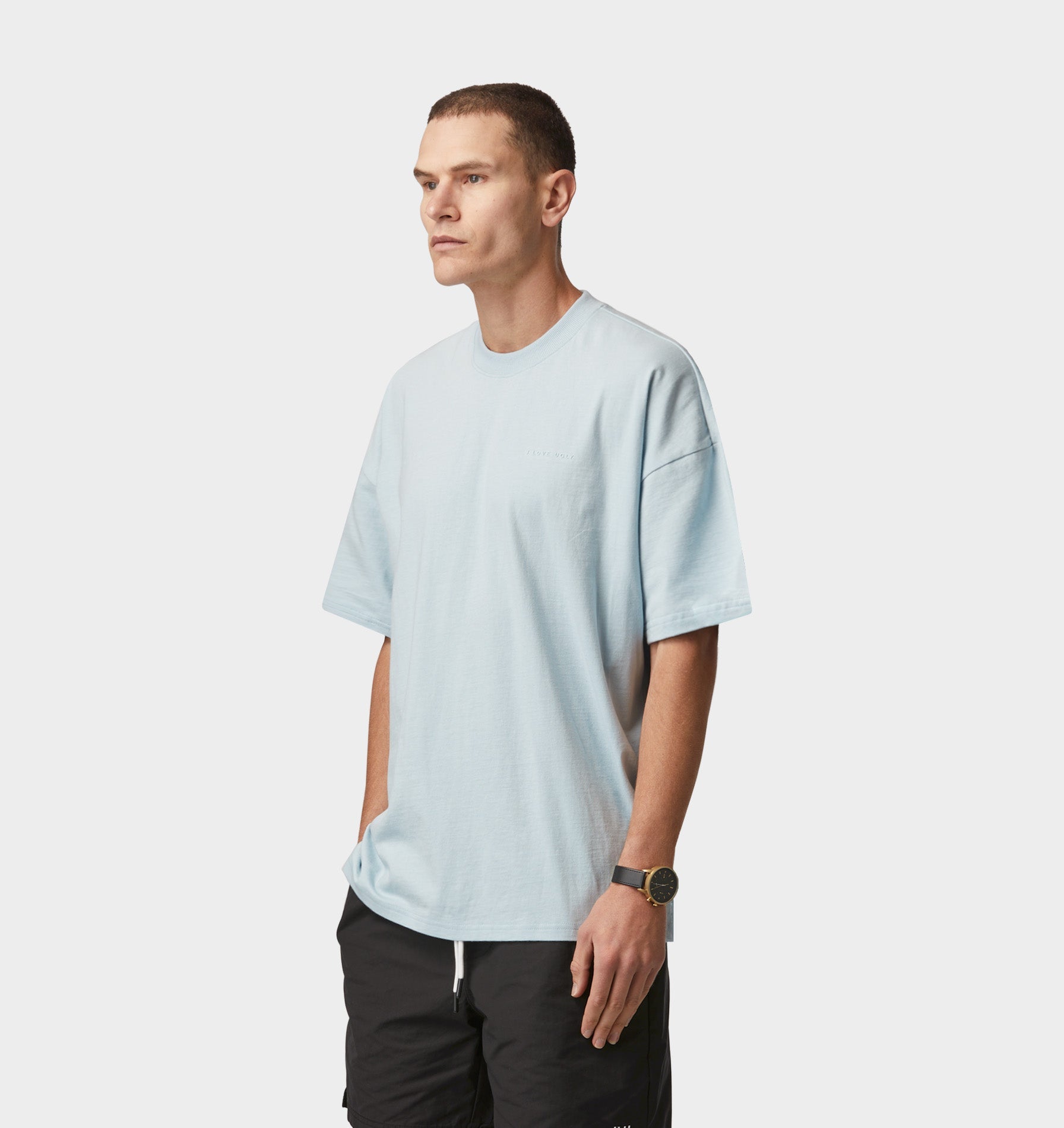 Box Tee - Light Blue