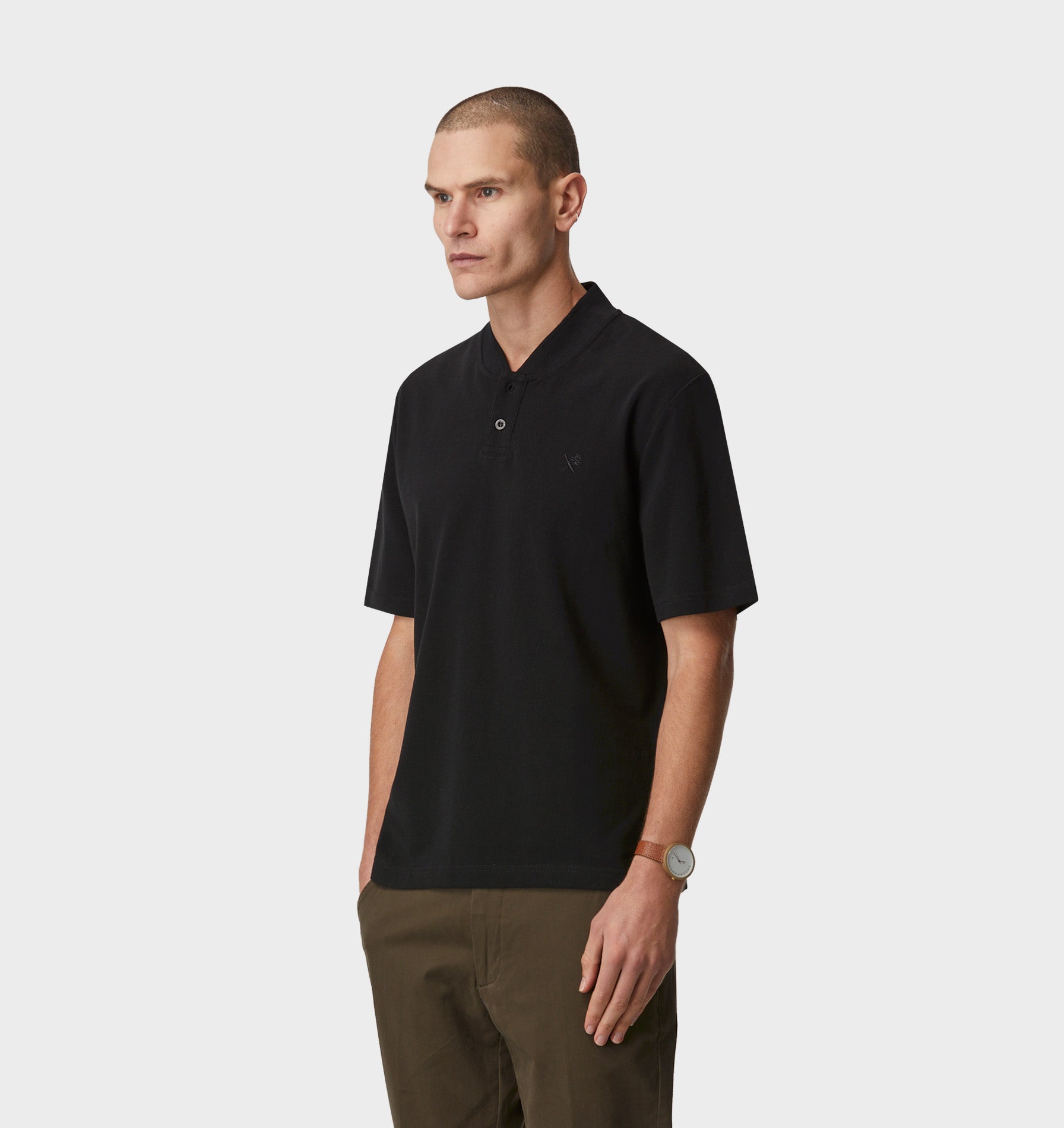 Paden SS Polo Shirt - Black