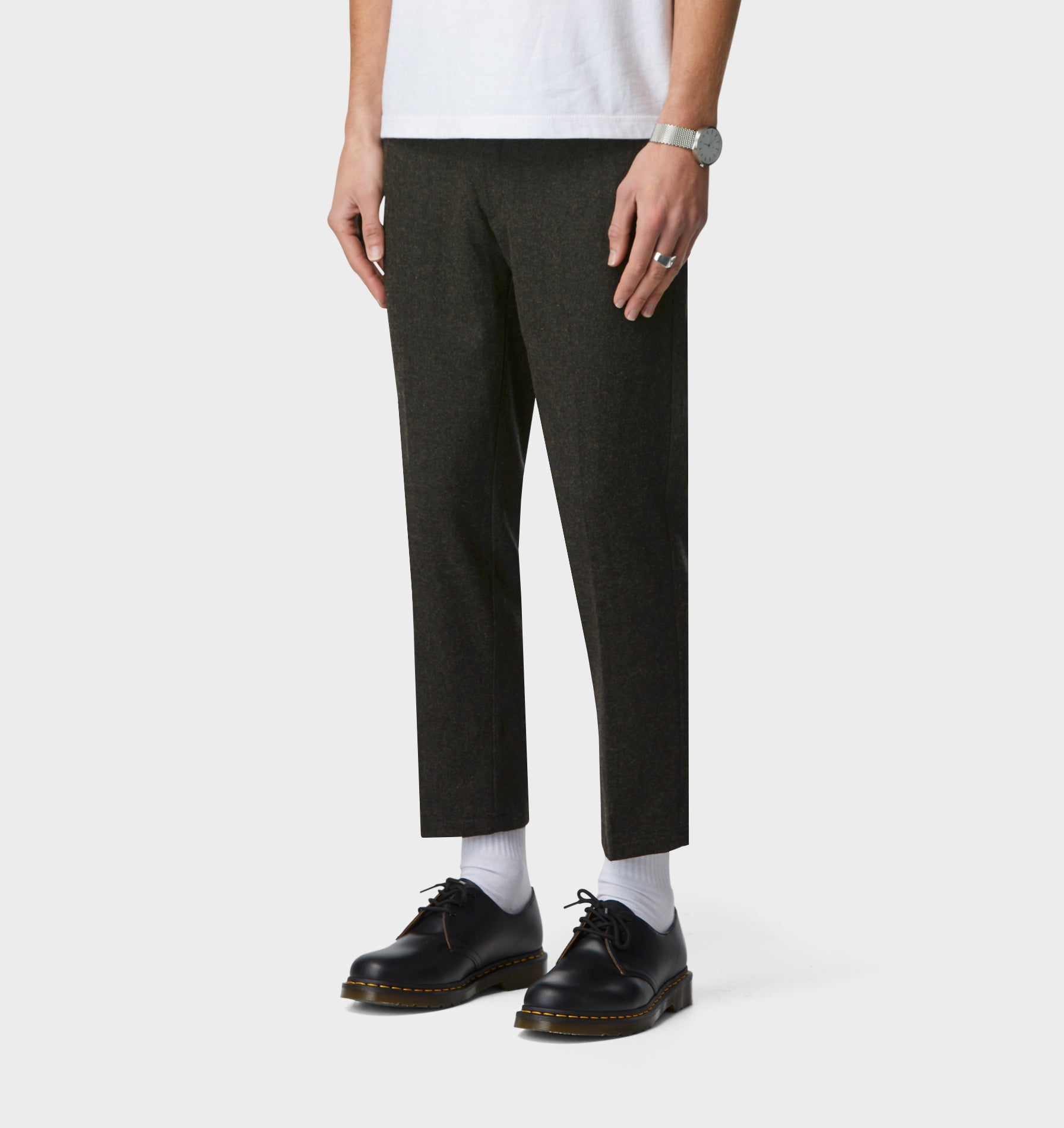 Slim Kobe Pant - Regular - Dark Olive Wool