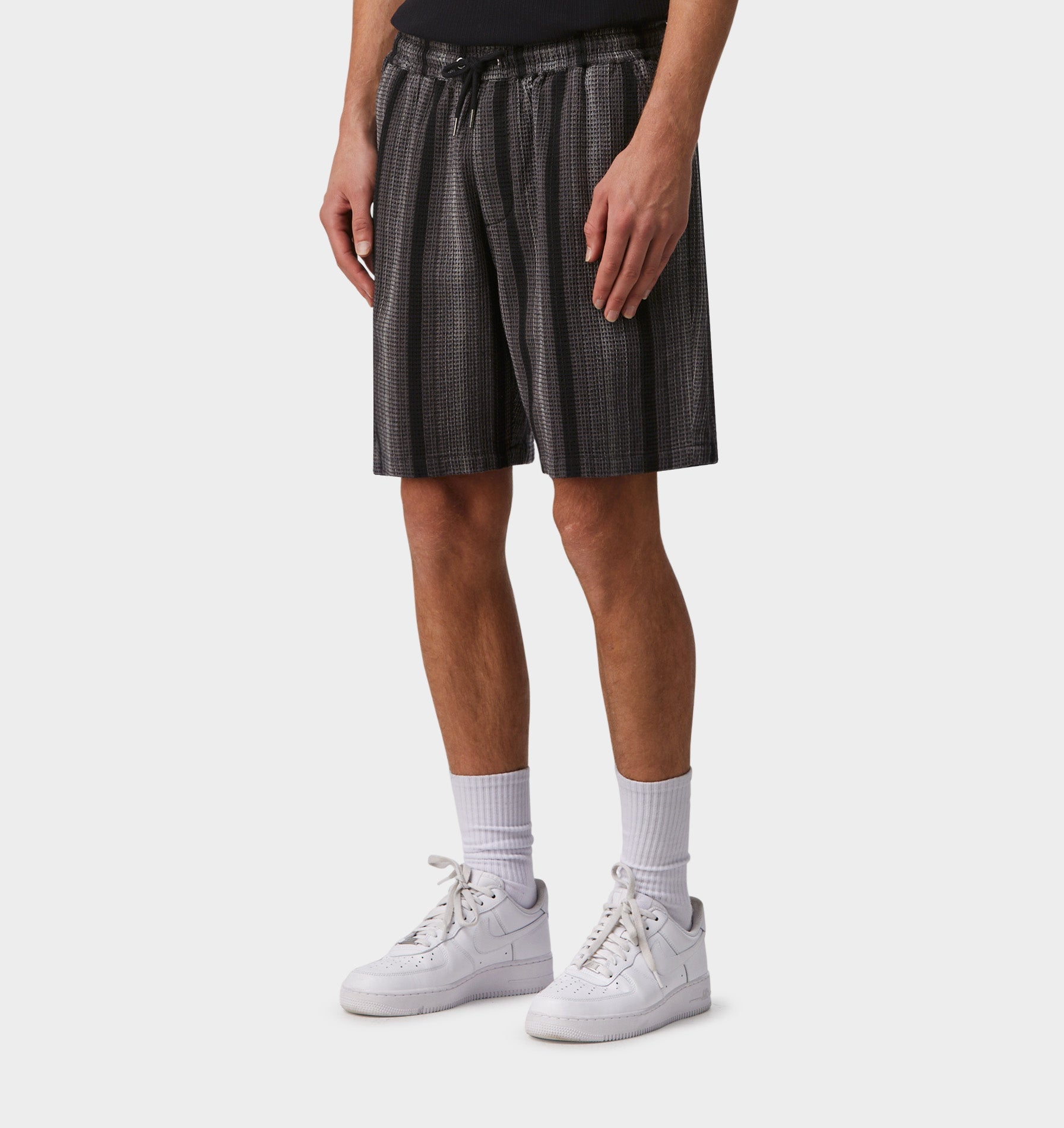 Waffle Short - Charcoal Ombre