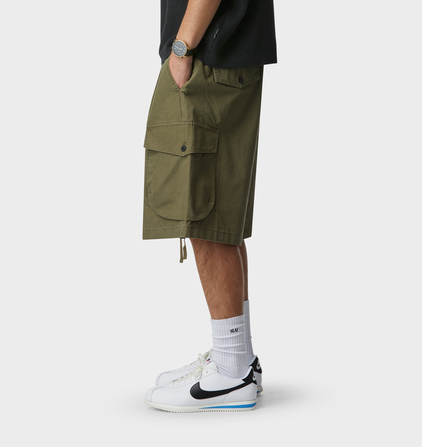 Leighton Cargo Short - Olive