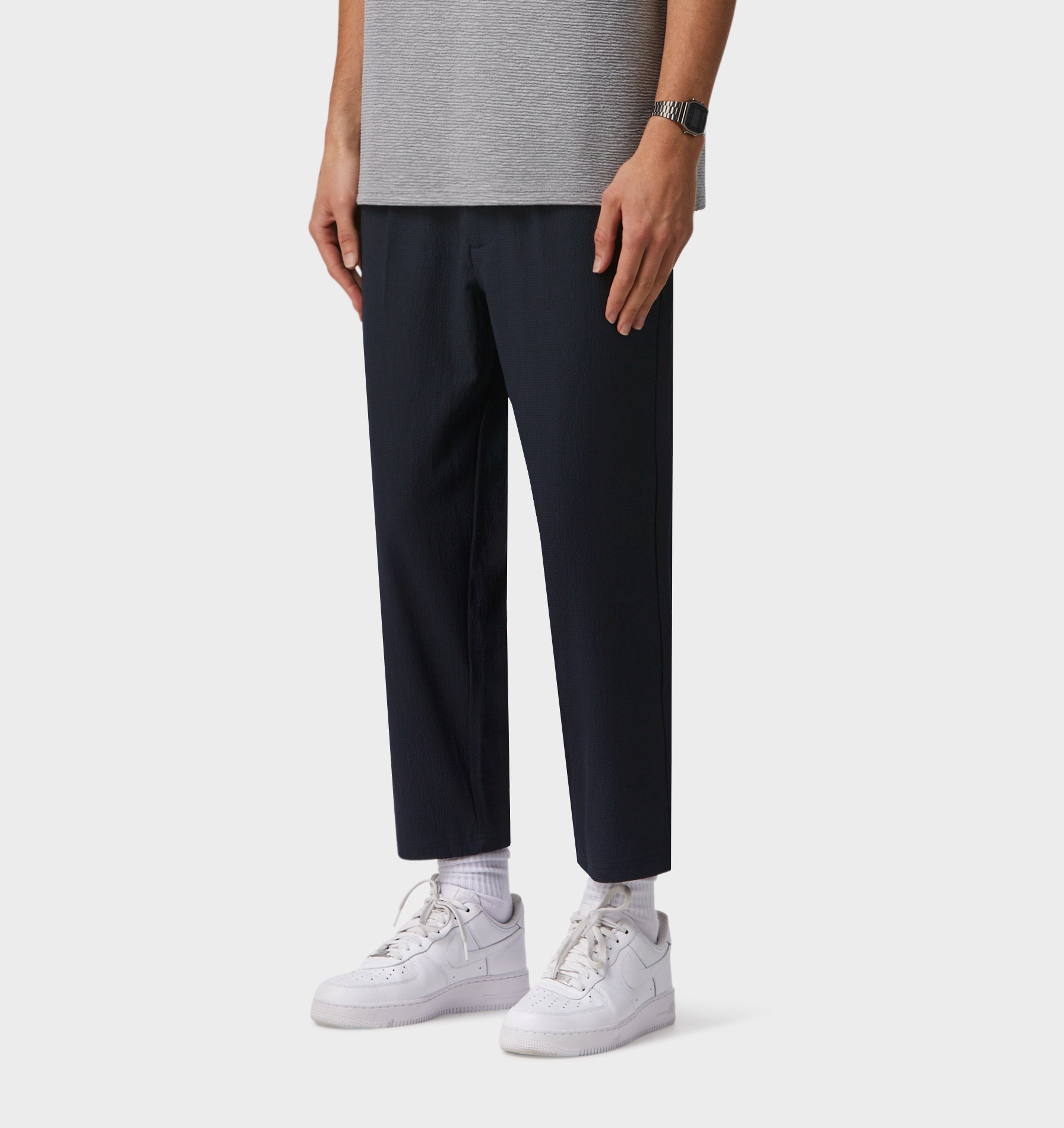 Seersucker Kobe Pant - Navy