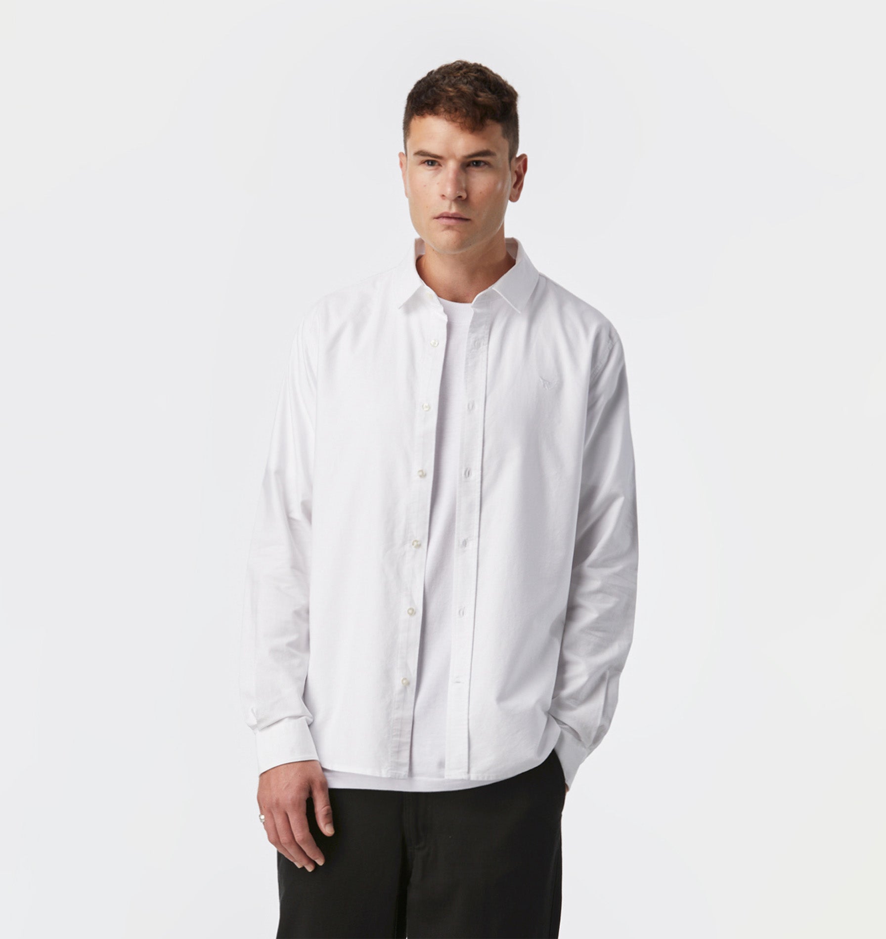 Wallace LS Shirt - White