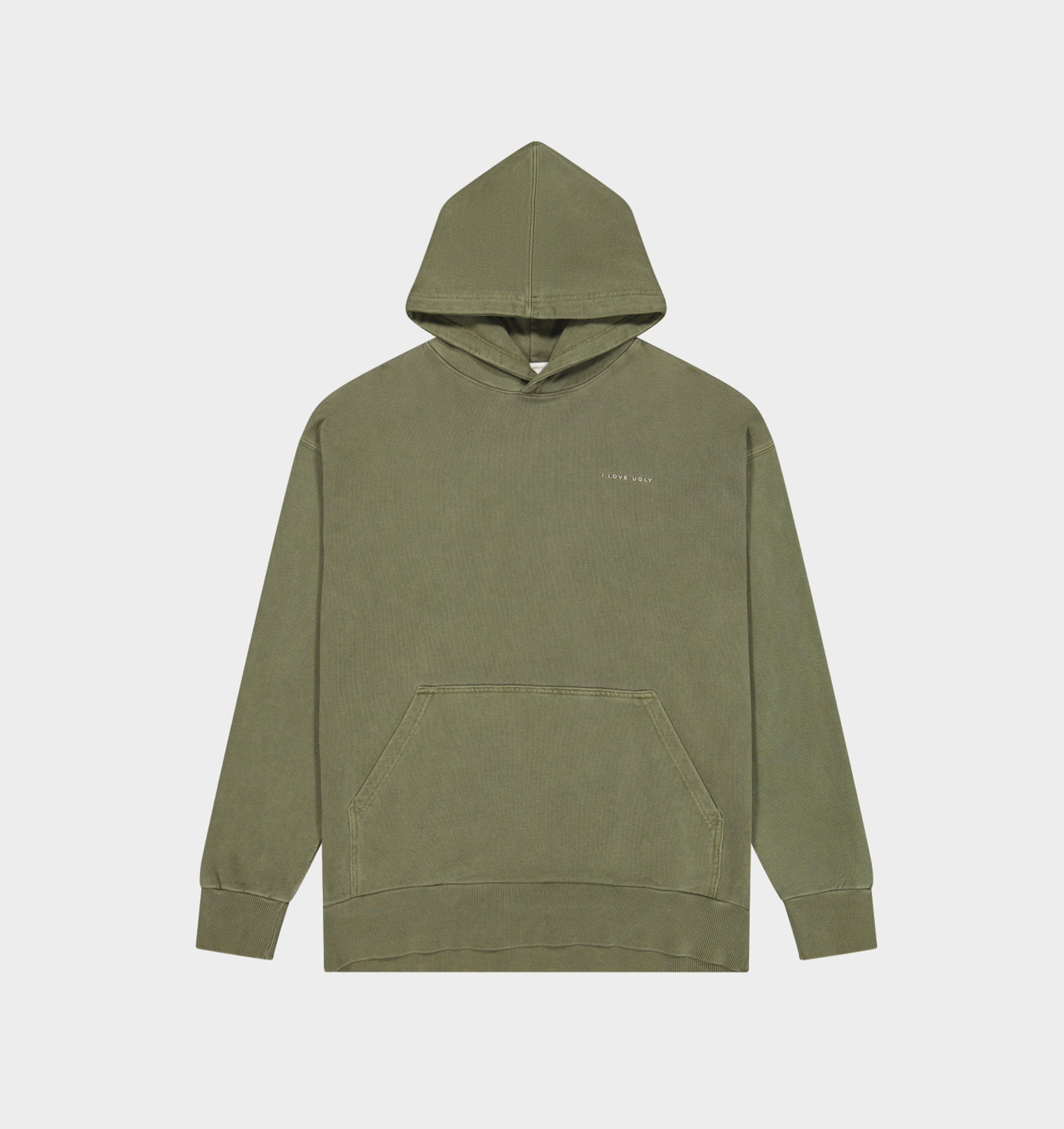 Box Hood - Washed Olive