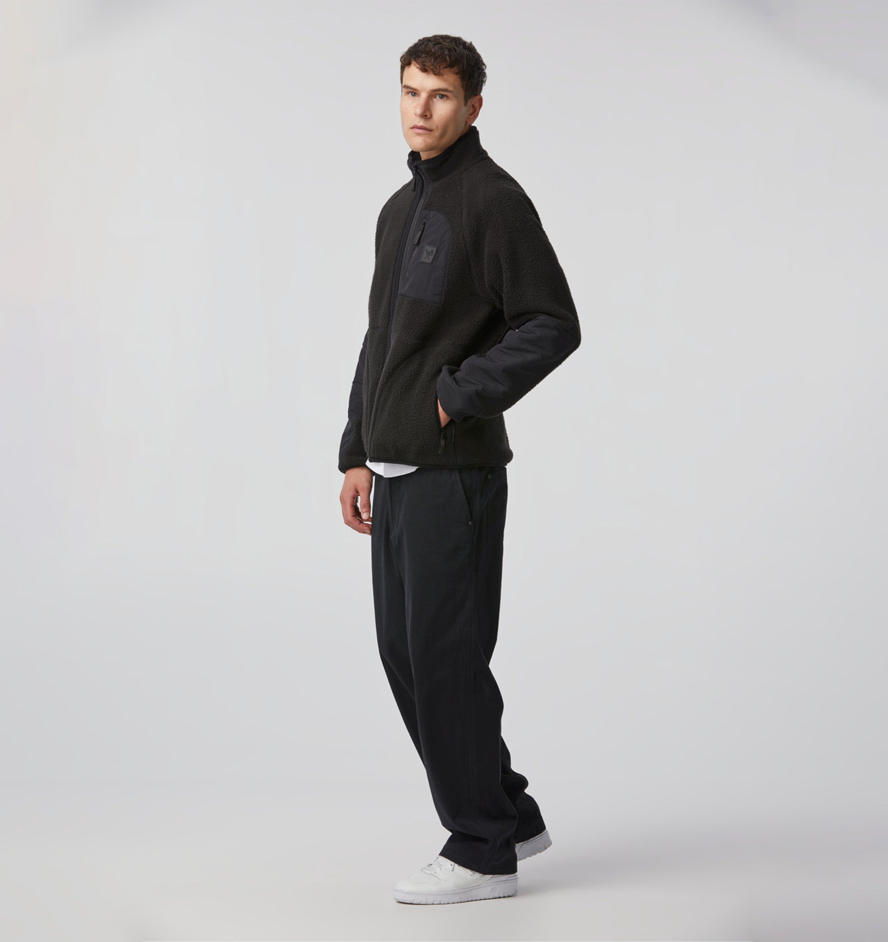 Harrison Sherpa Jacket 2.0 - Black