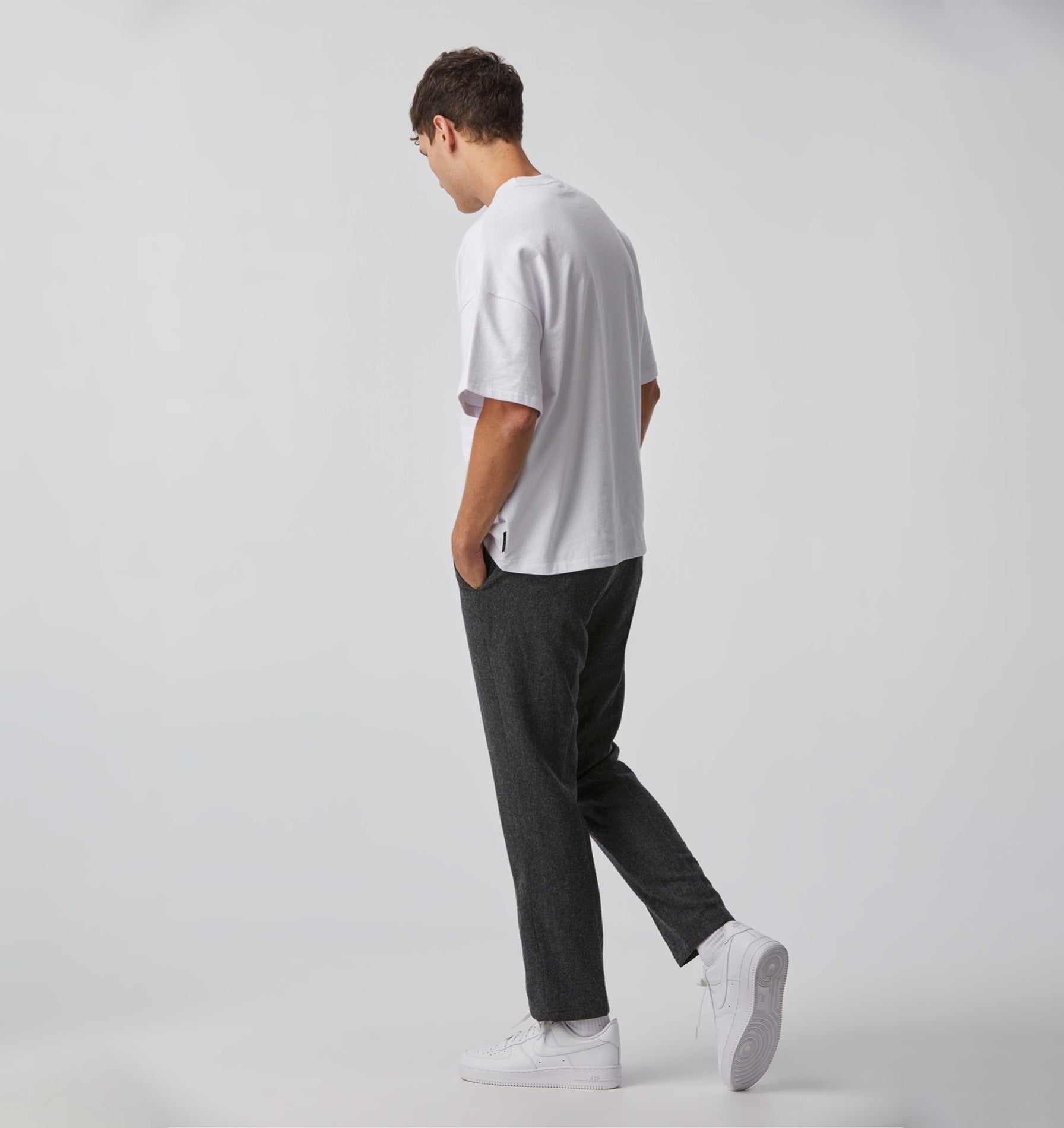 Slim Kobe Pant - Tall - Charcoal Wool