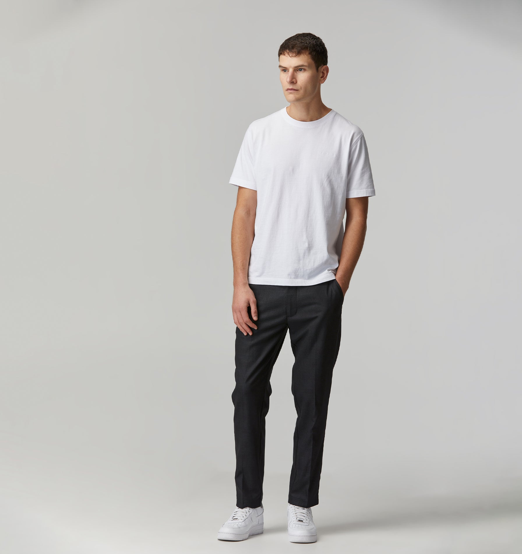 Slim Kobe Pant - Tall - Charcoal Mini Check