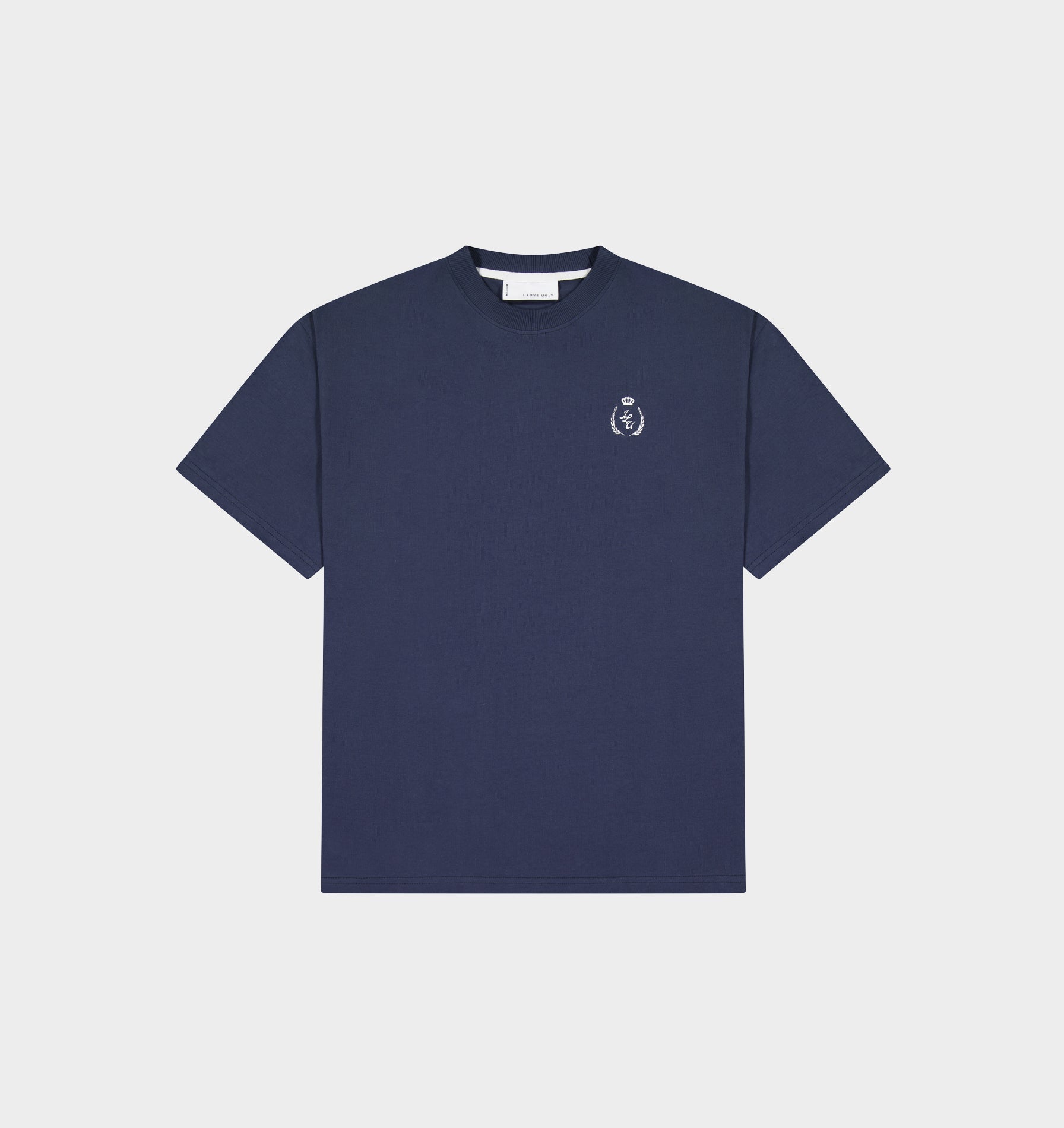 Crest Box Tee - Indigo