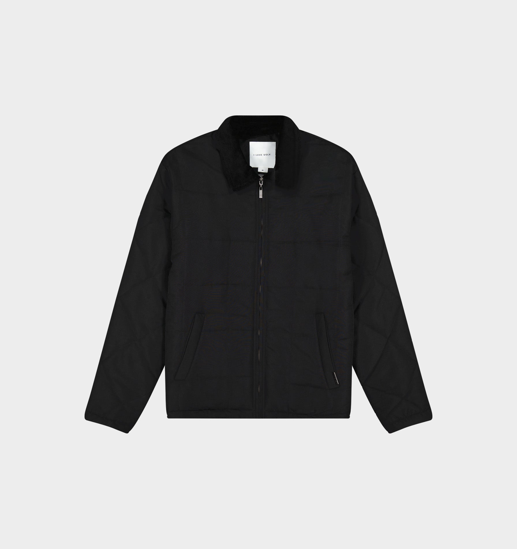 Leon Quilted Jacket - Black