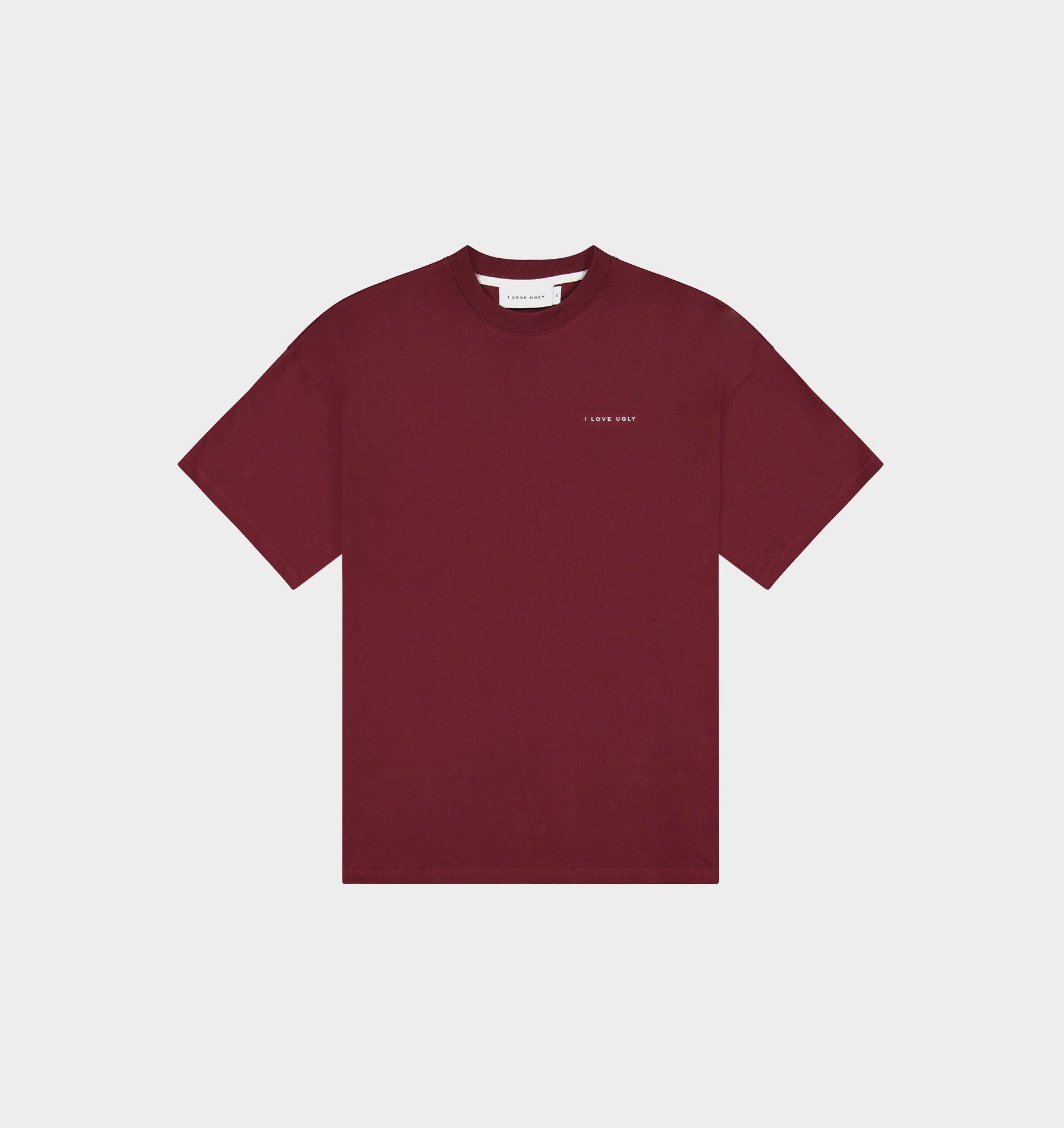 Box Tee - Burgundy