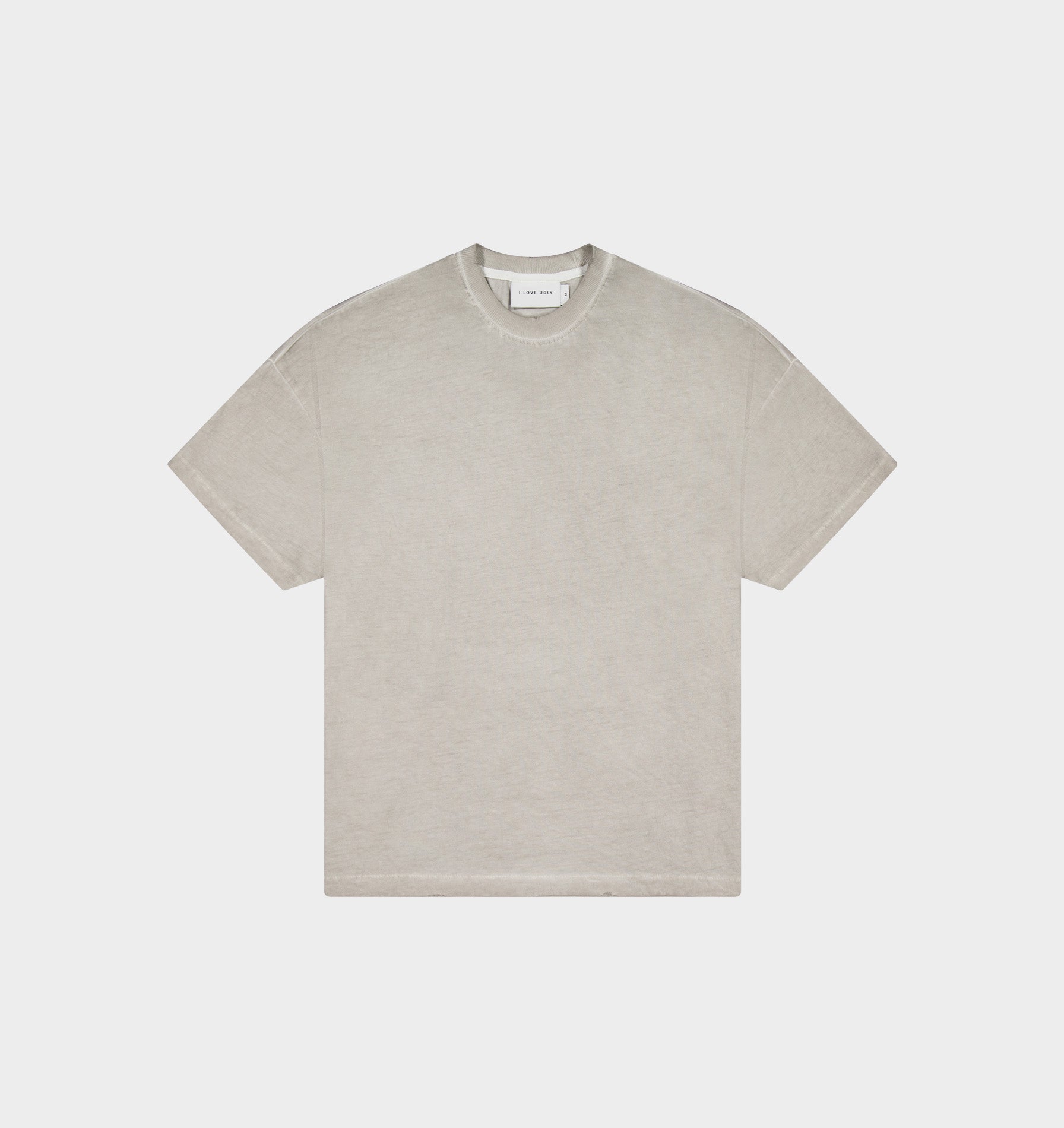 Distressed Lewi Tee - Mushroom