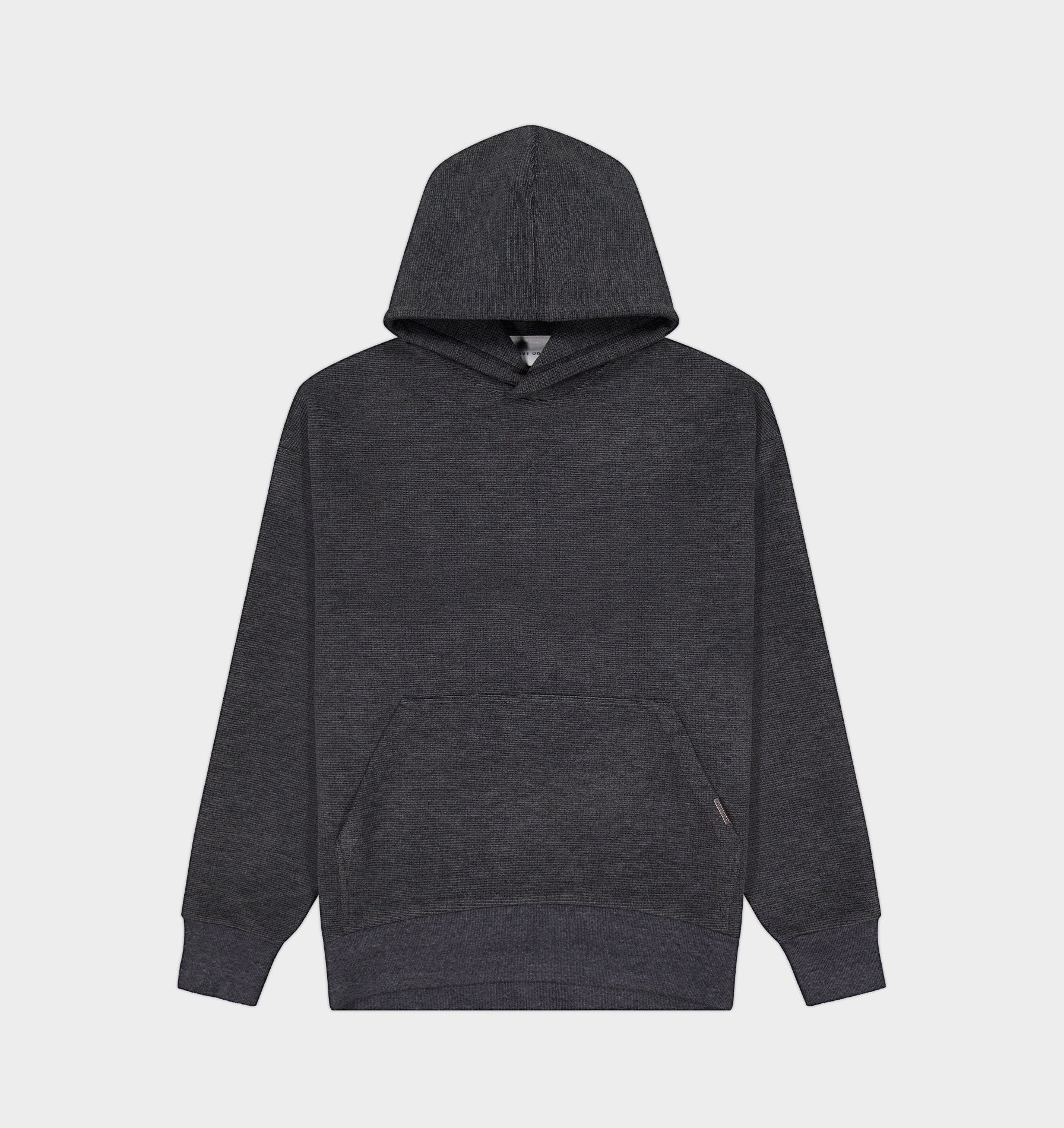 Textured Grid Box Hood - Charcoal