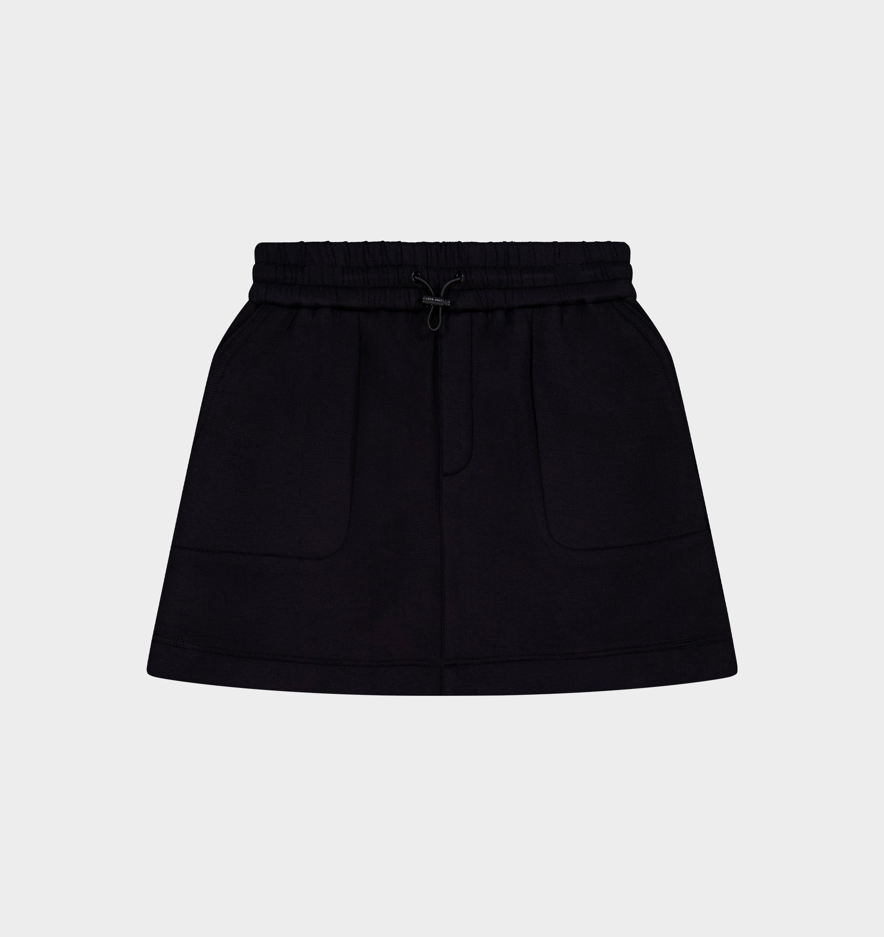 Adelaide Neoprene Mini Skirt - Black