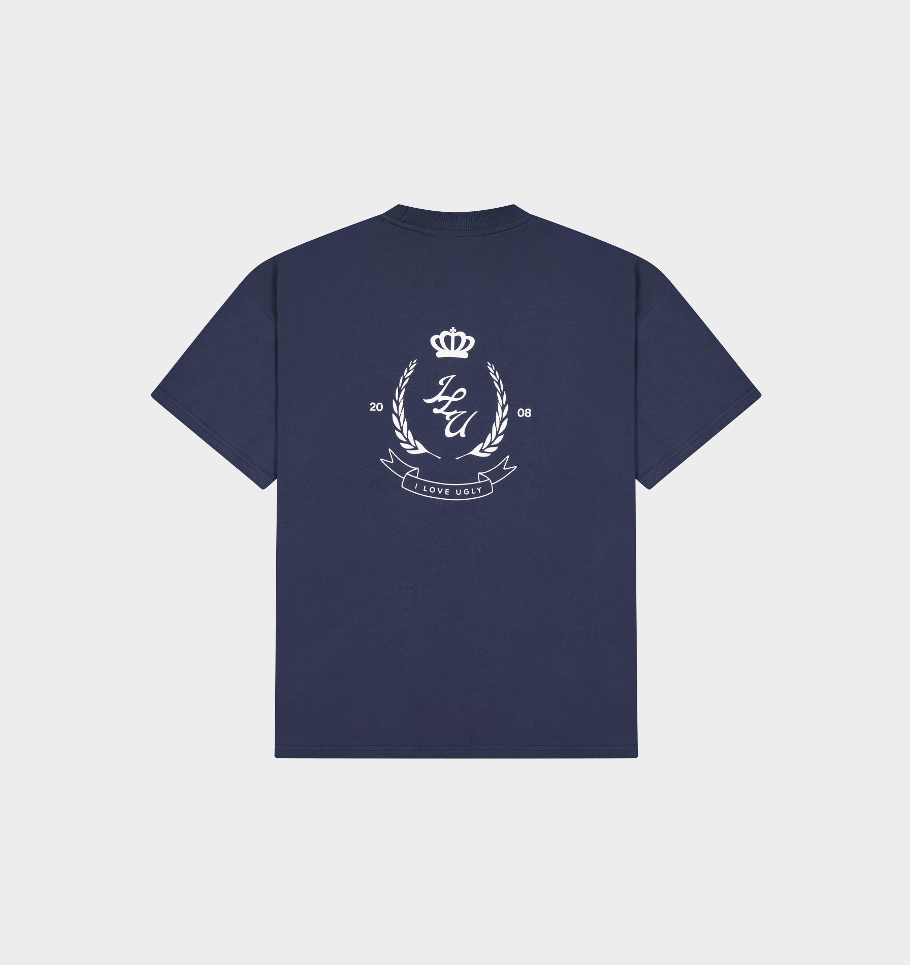 Crest Box Tee - Indigo