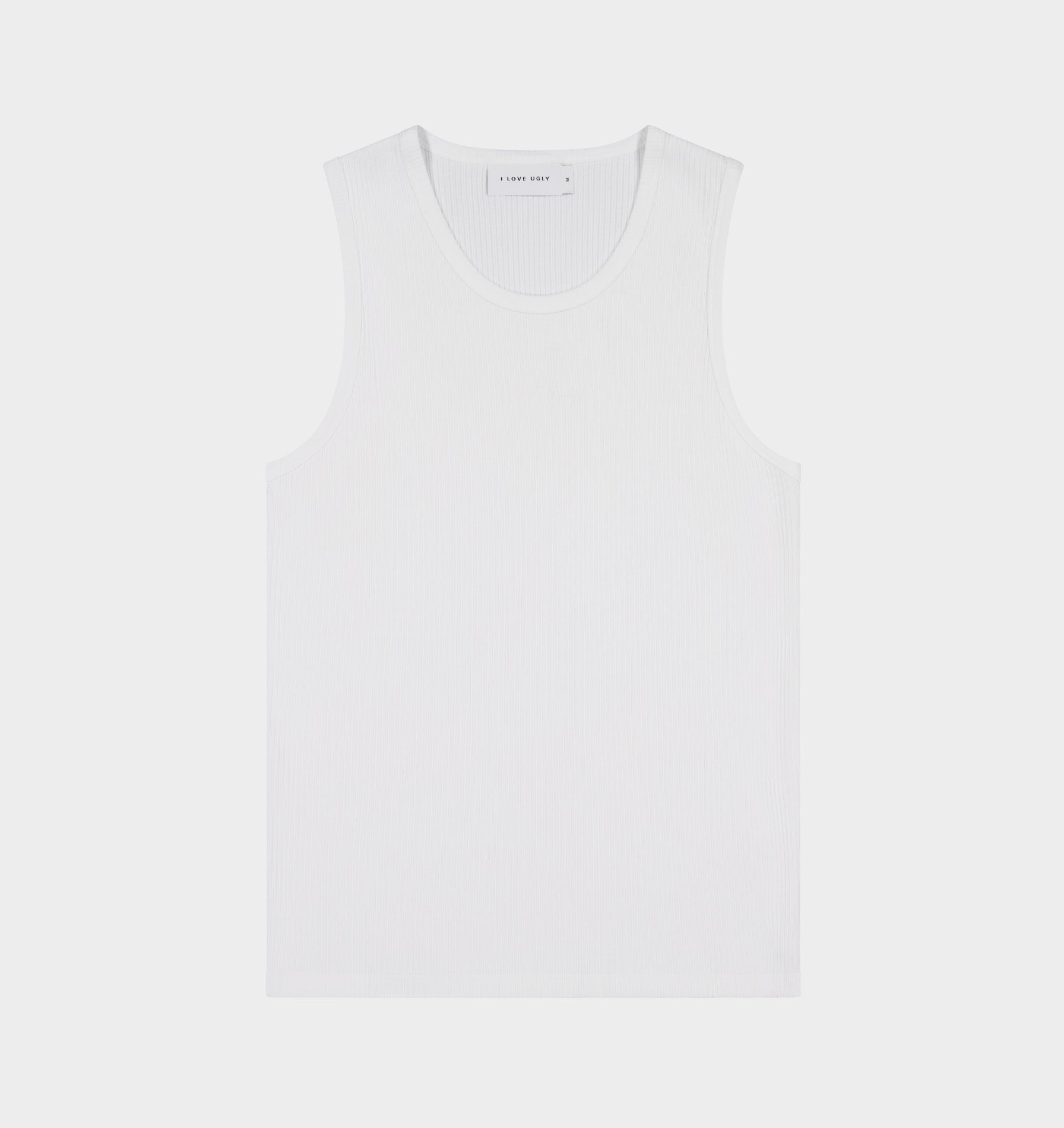 Ribbed Tank Top - White