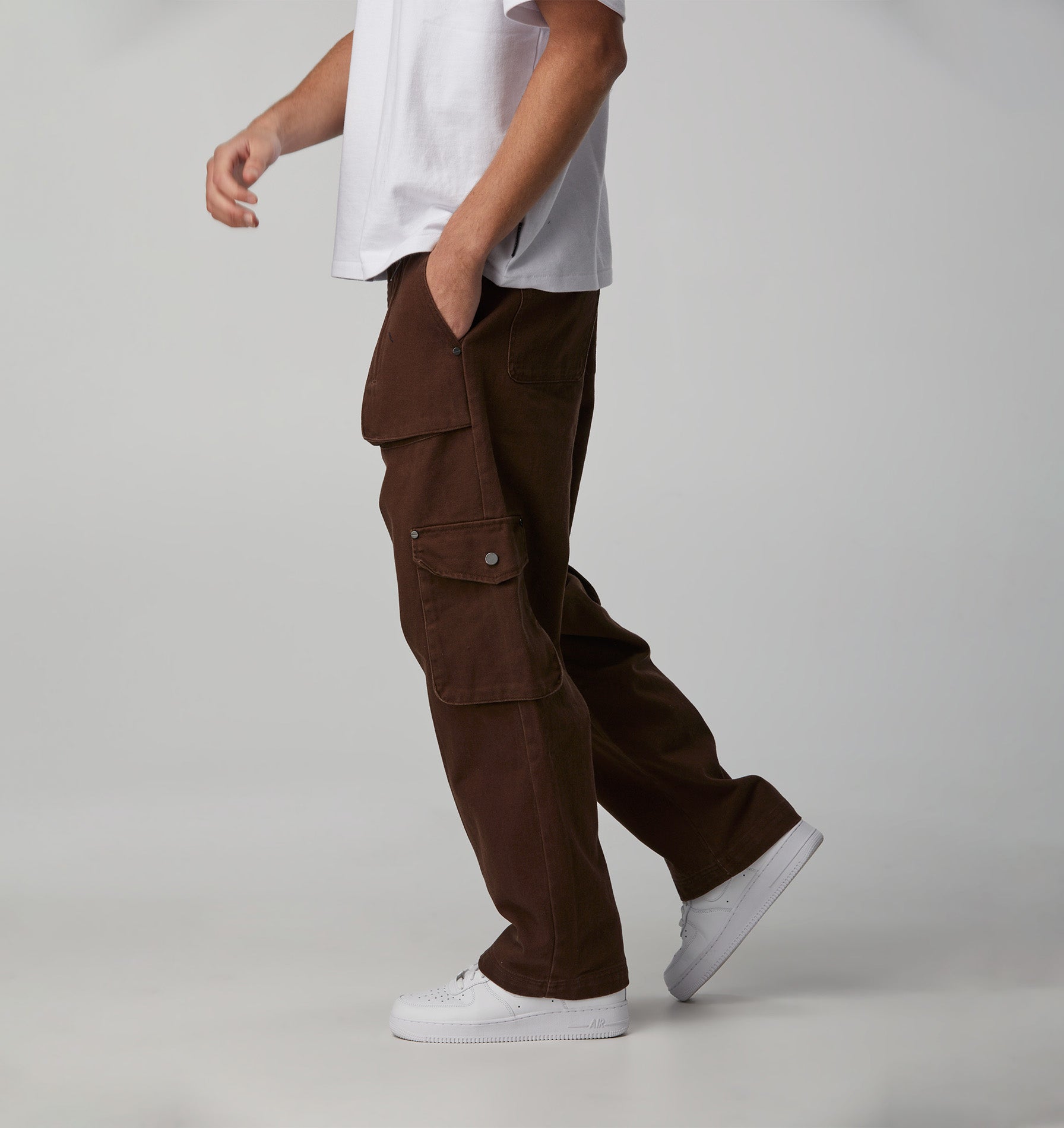 Edgar Cargo Pant - Dark Brown