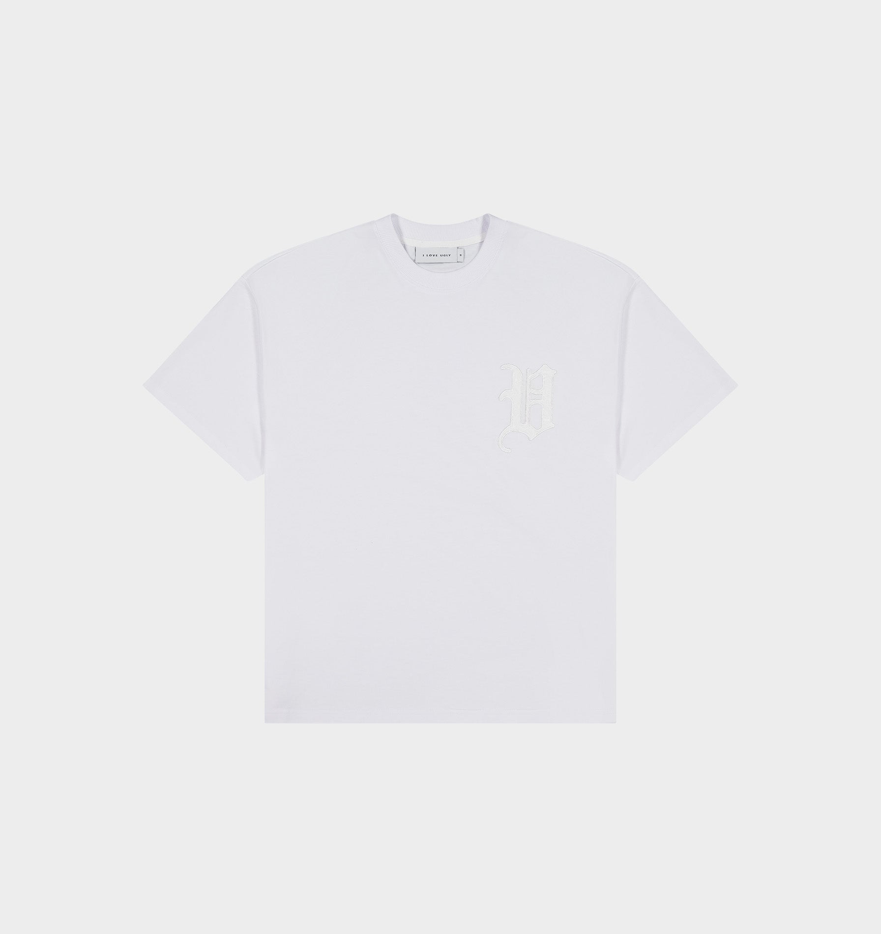 Lace U Box Tee - White