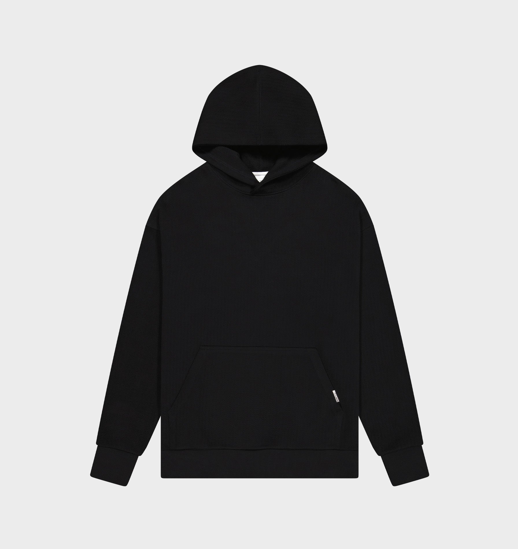 Herringbone Box Hood - Black