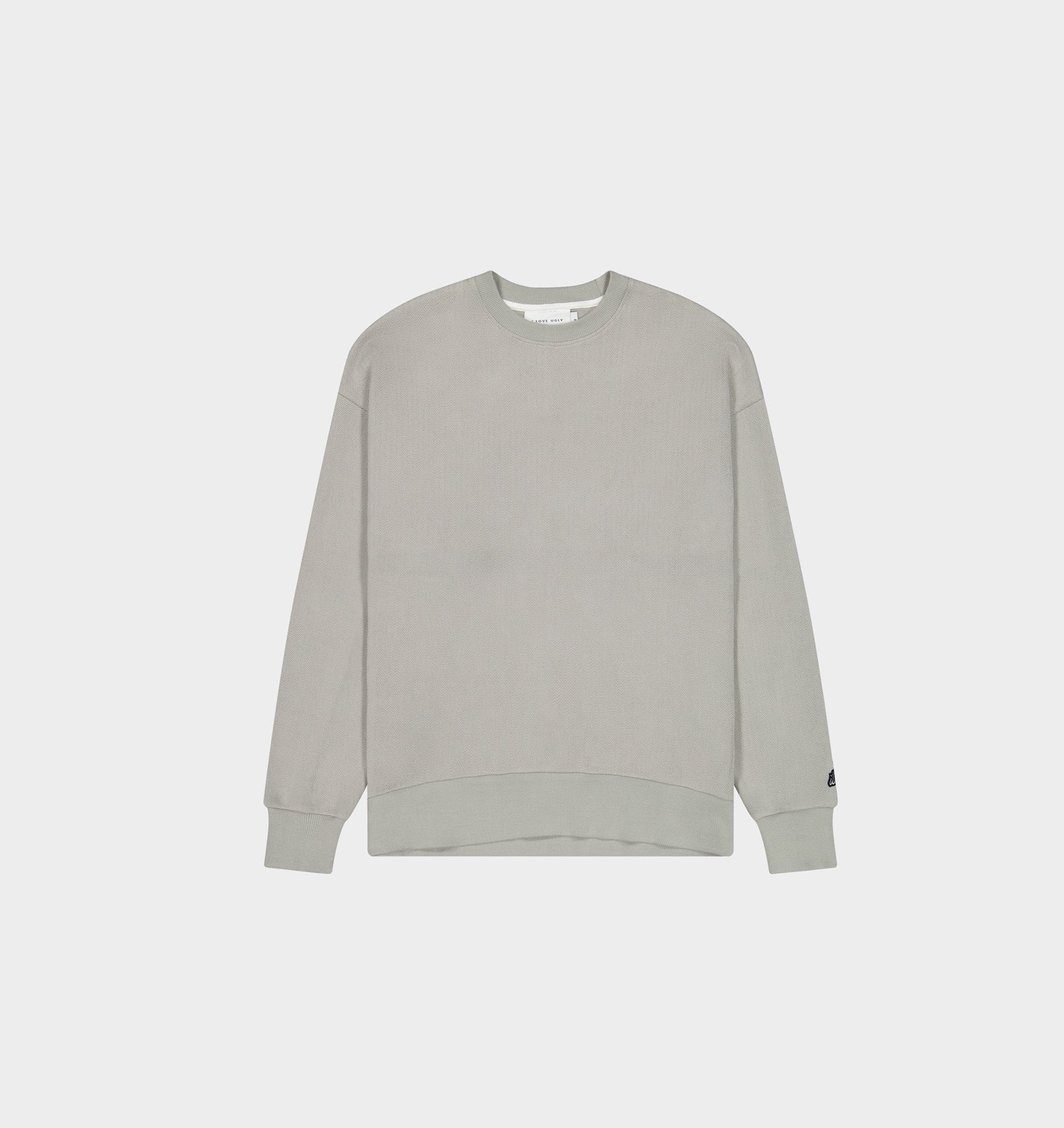 Herringbone Box Crew 2.0 - Light Grey