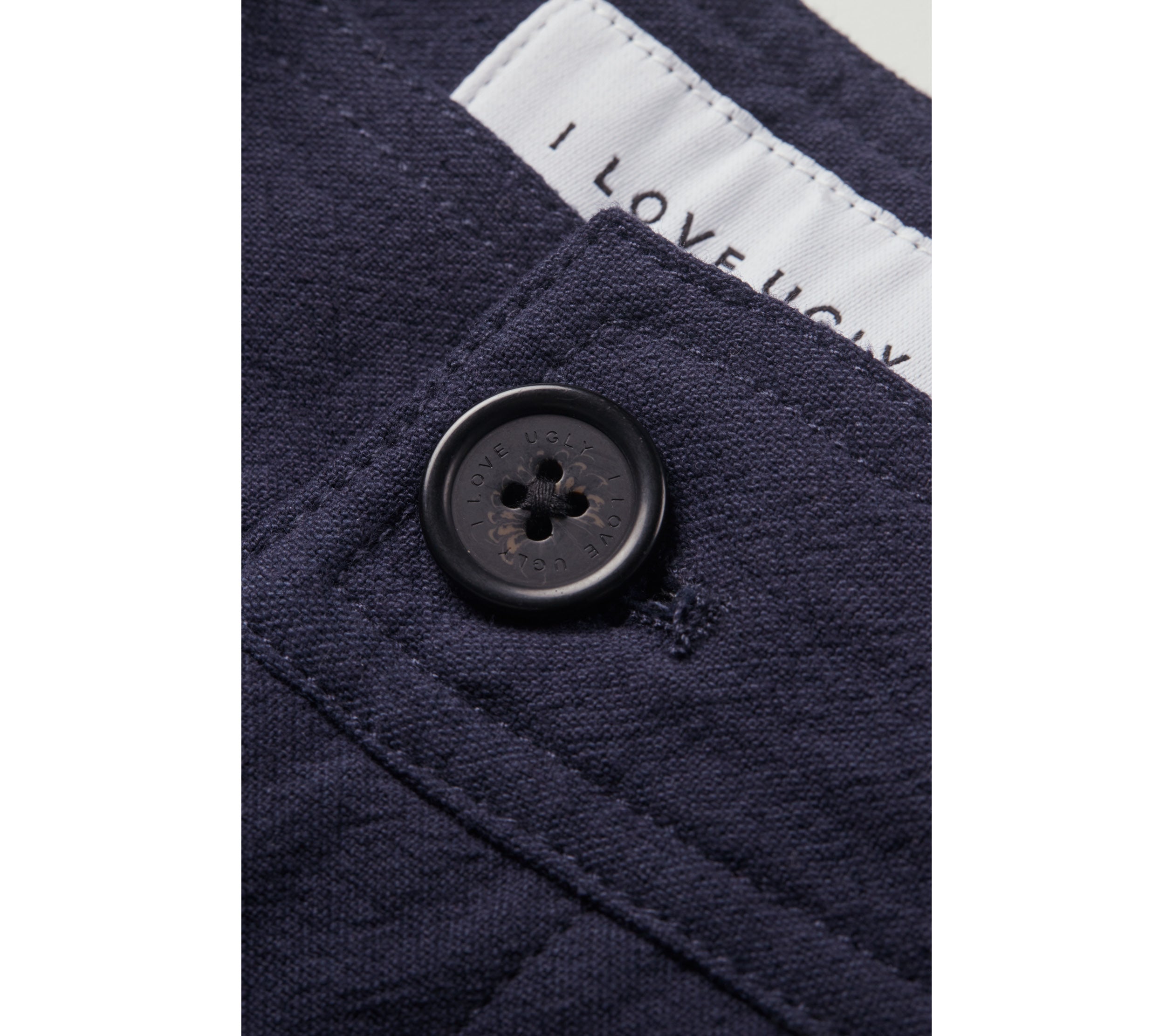 Linen Slim Kobe Pant - Dark Navy