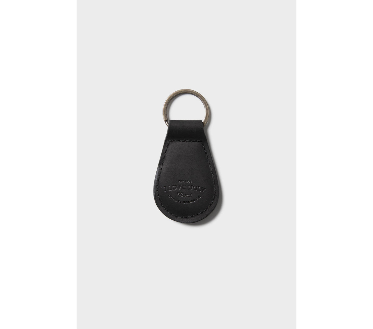 Leather Key Fob - Black