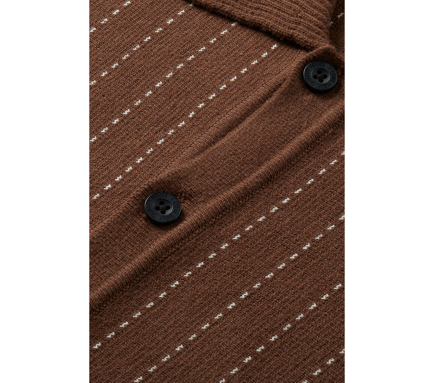 Spencer Cardigan - Brown Stripe